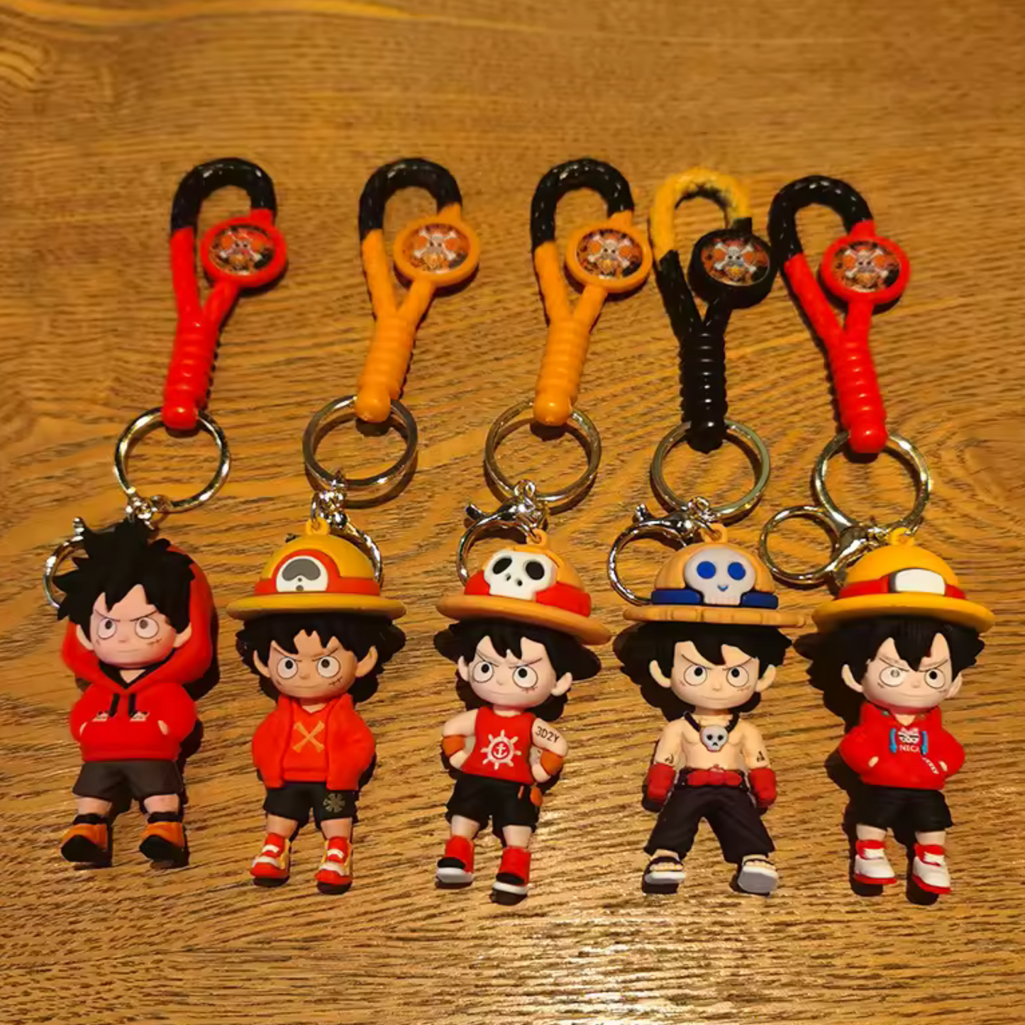 One Piece Keychains – 5 designs to choose from for real pirates!