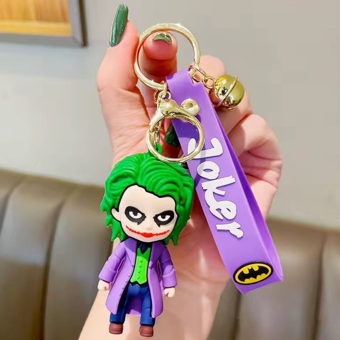 Porte-clé Joker (2 coloris différents) – Le chaos en poche