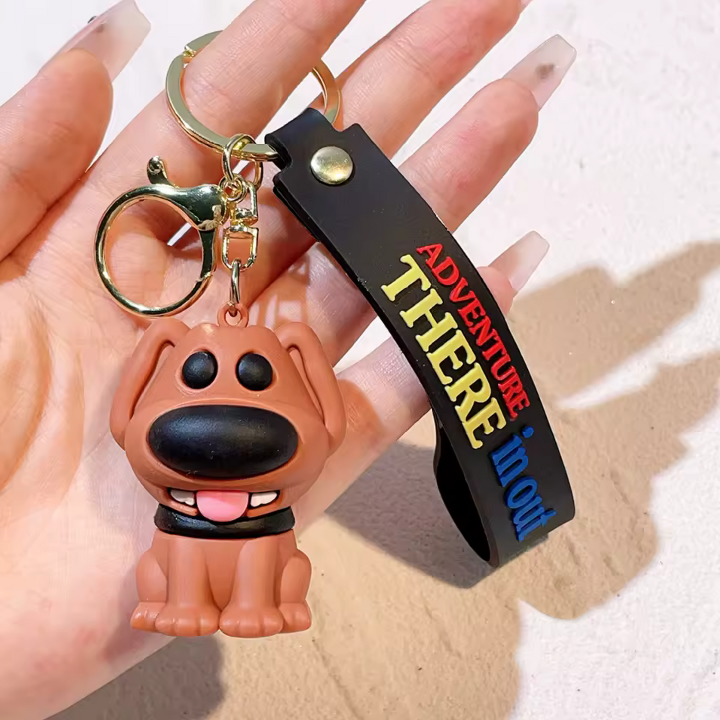 Porte-clé en Silicone "Là-Haut" – 4 Modèles