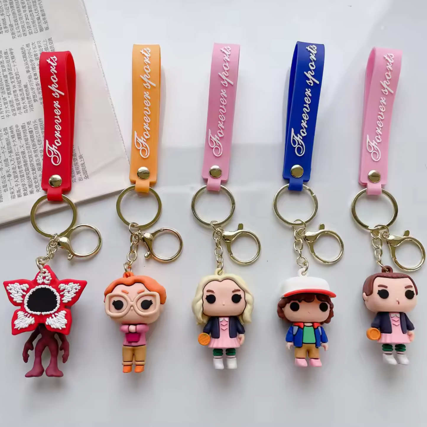 Stranger Things-Schlüsselanhänger – 5 Designs zur Auswahl für Hawkins-Fans!