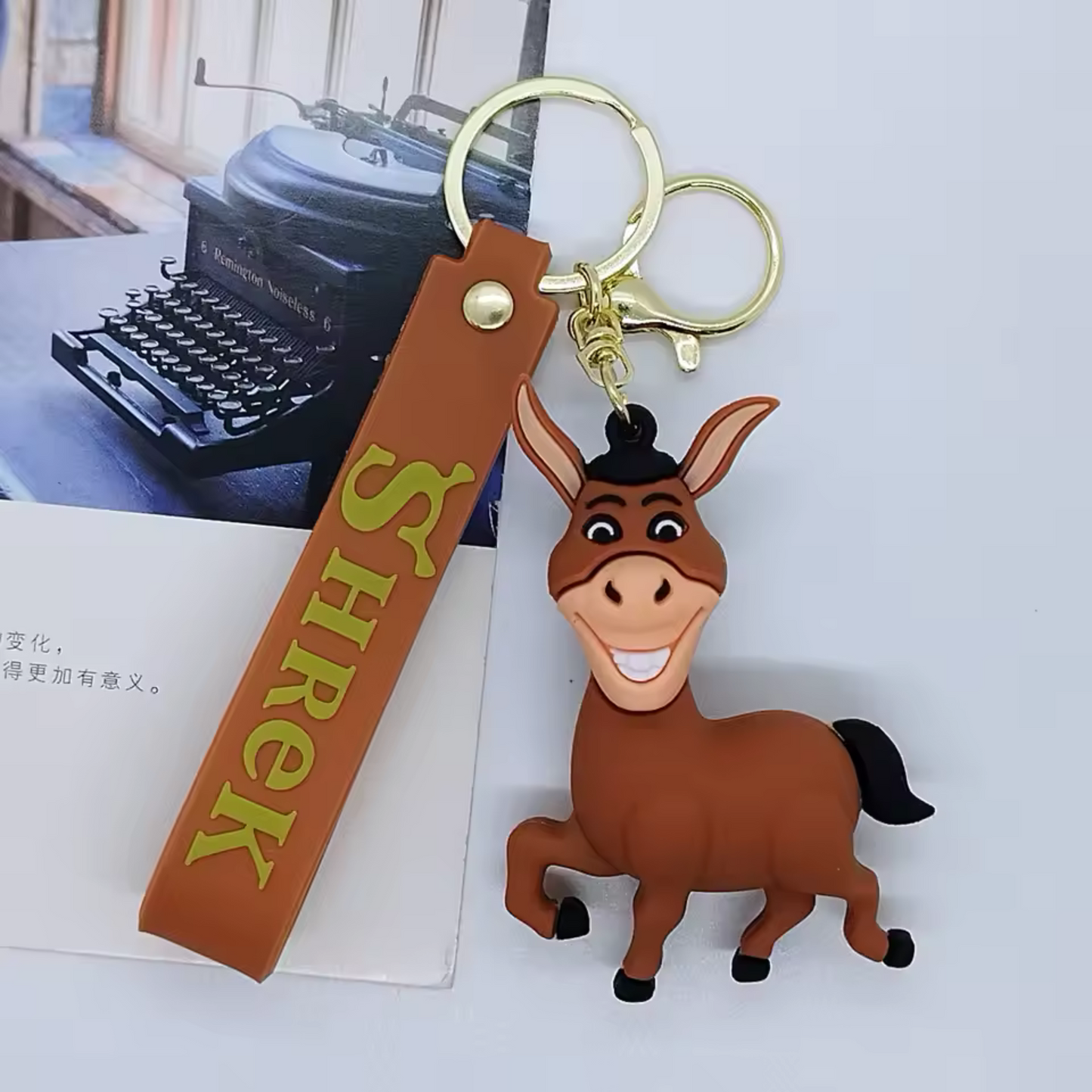 Shrek Silicone Keychain - 4 Models