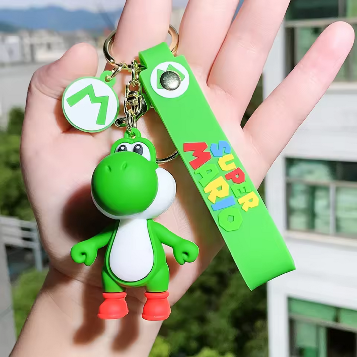 Yoshi keychain – 5 colors for maximum good humor