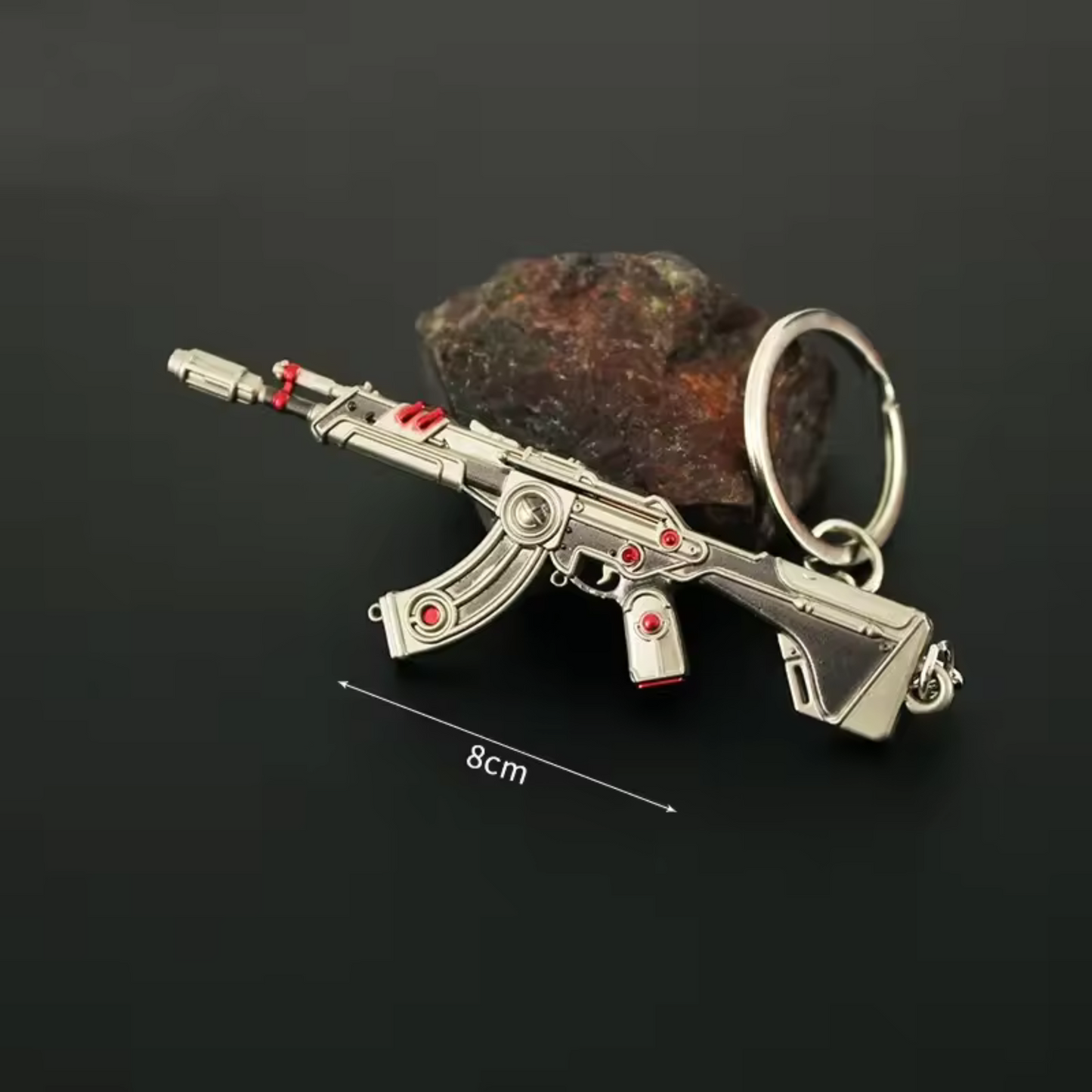 Porte-clé en argent – Skin Vandal Magepunk Valorant (3 modèles disponibles)