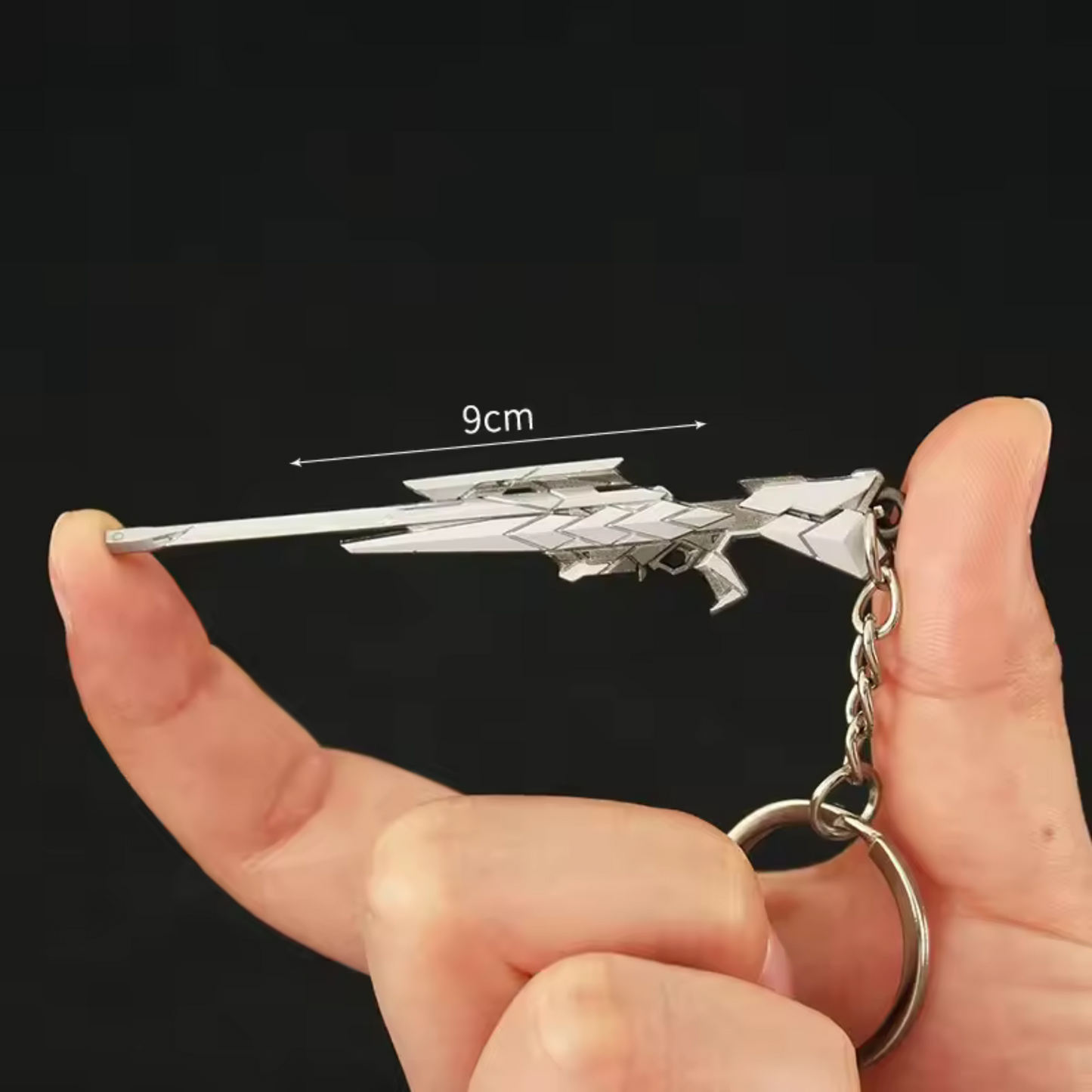 Porte-clé en argent – Skin Operator Araxys Valorant (2 modèles disponibles)