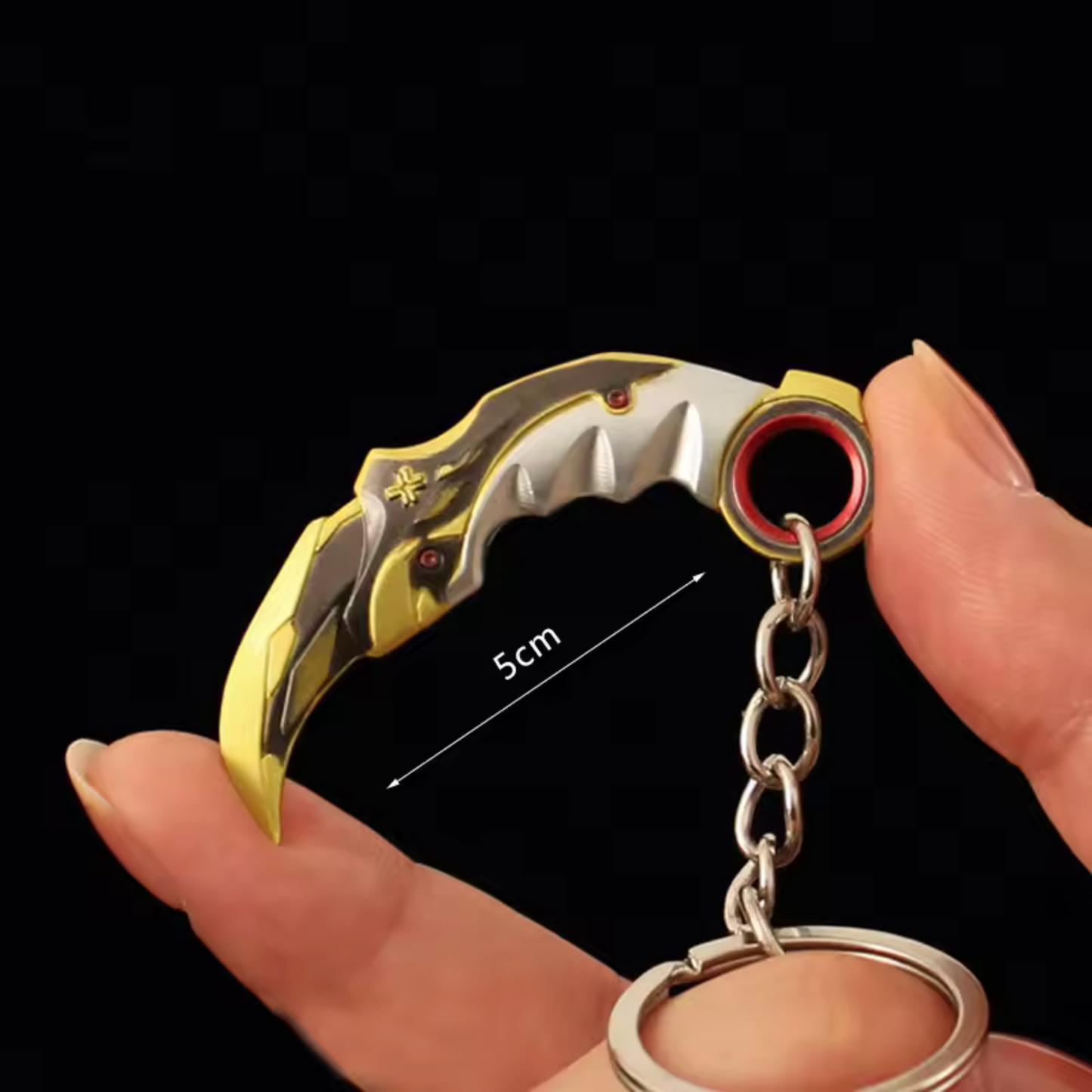 Silver Keychain – Karambit Champions 2021 Valorant