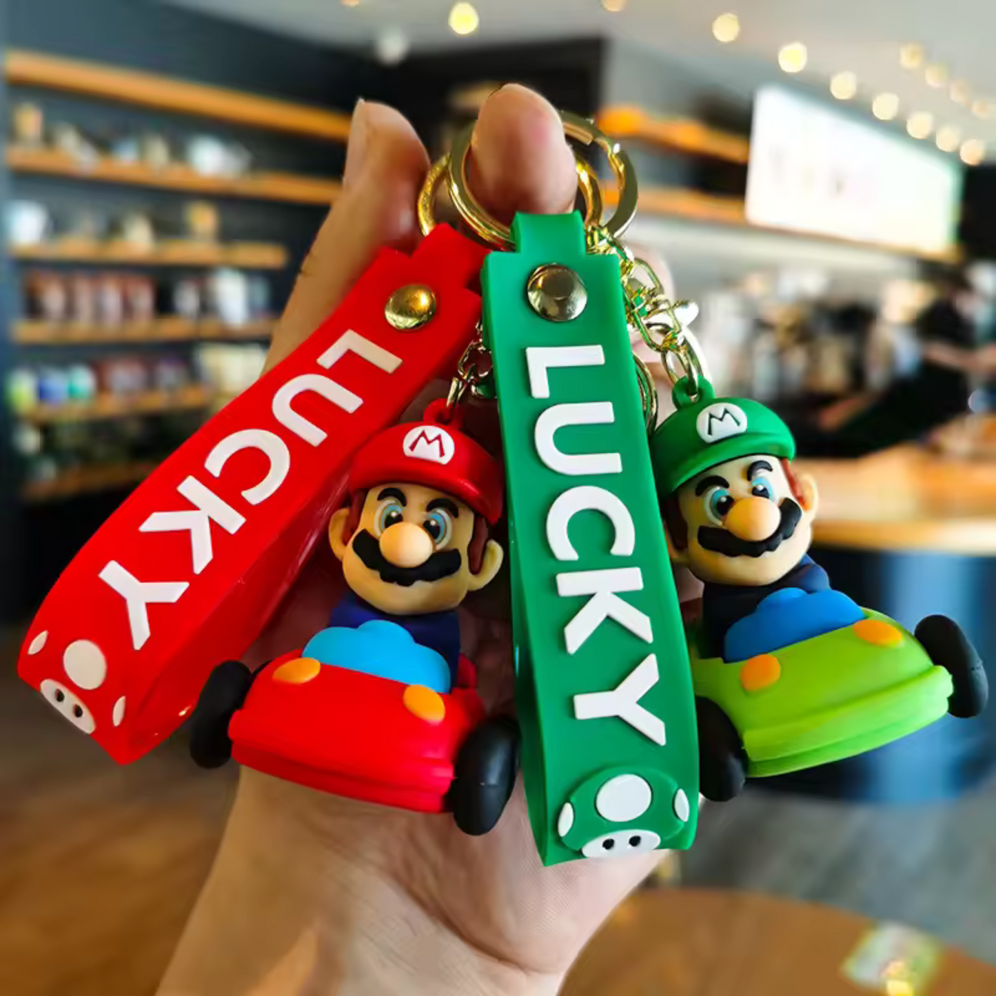 Porte-Clé Mario Kart (2 modèles disponibles : Mario et Luigi)