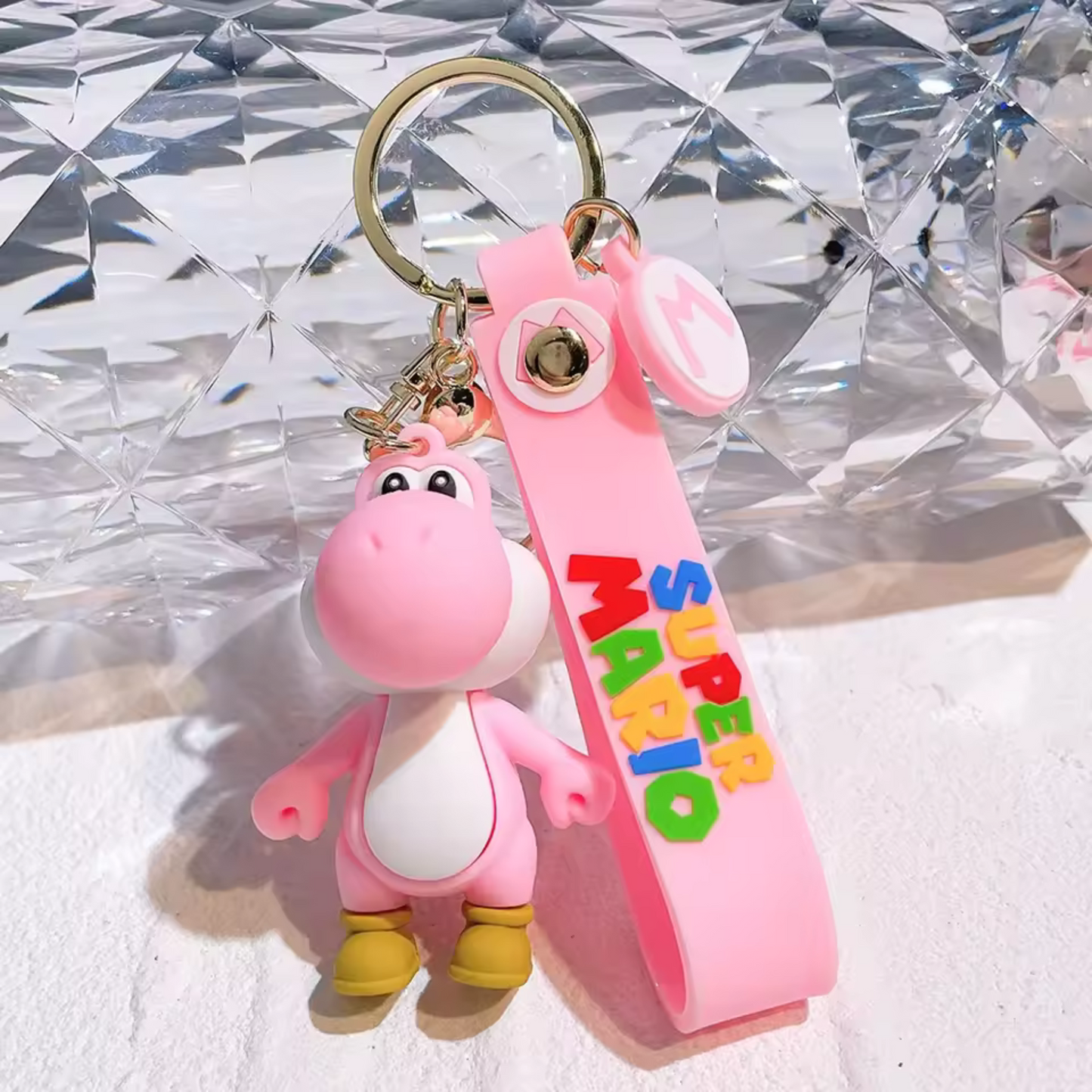 Yoshi keychain – 5 colors for maximum good humor