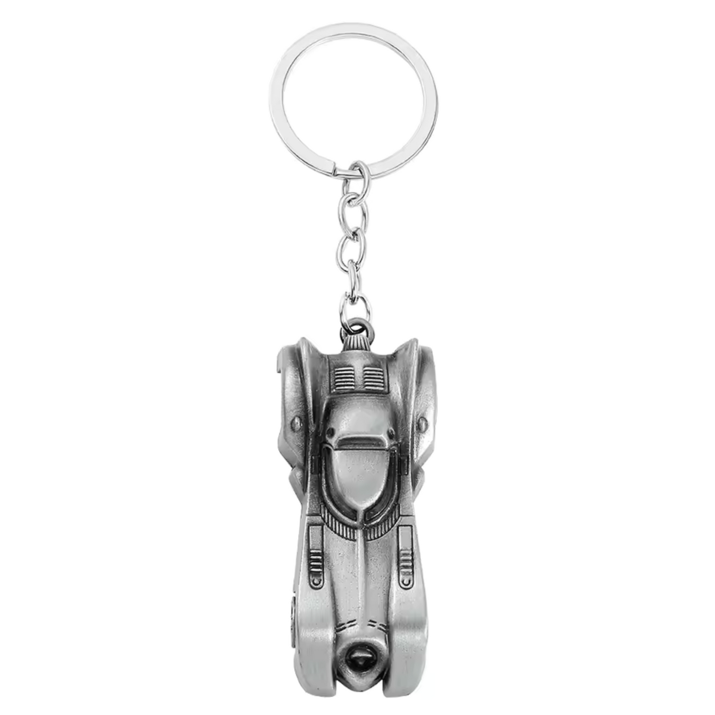 Pour les véritables fans de Batman, ce porte-clé Batmobile en métal argenté est un accessoire incontournable. Disponible en 2 coloris, il capture l'essence de la célèbre voiture de Batman, alliant élégance et audace. Parfait pour personnaliser vos clés, sacs ou ajouter une touche de super-héros à votre quotidien.