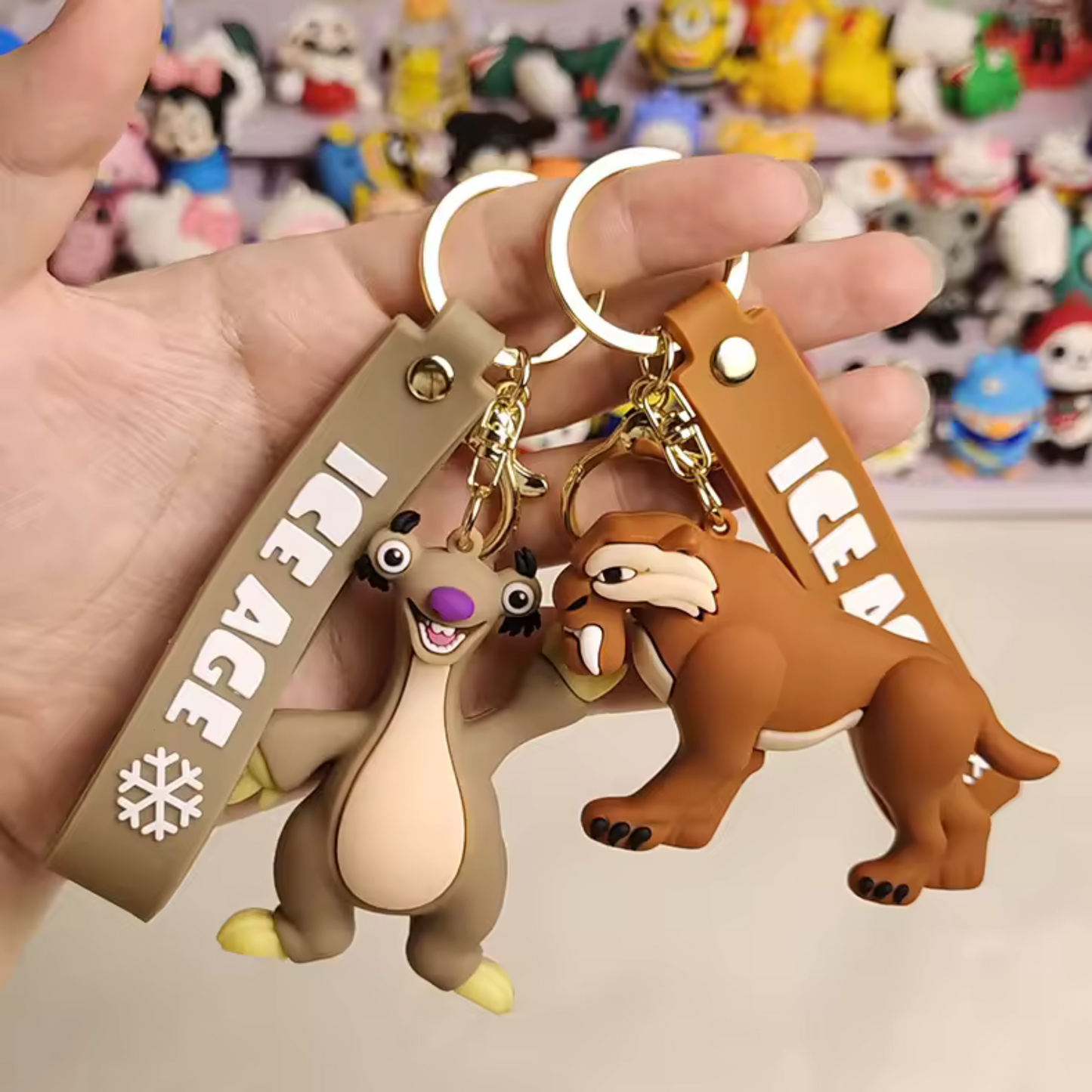 Porte-Clé L’Âge de Glace – Sid, Diego, Scrat et Manny