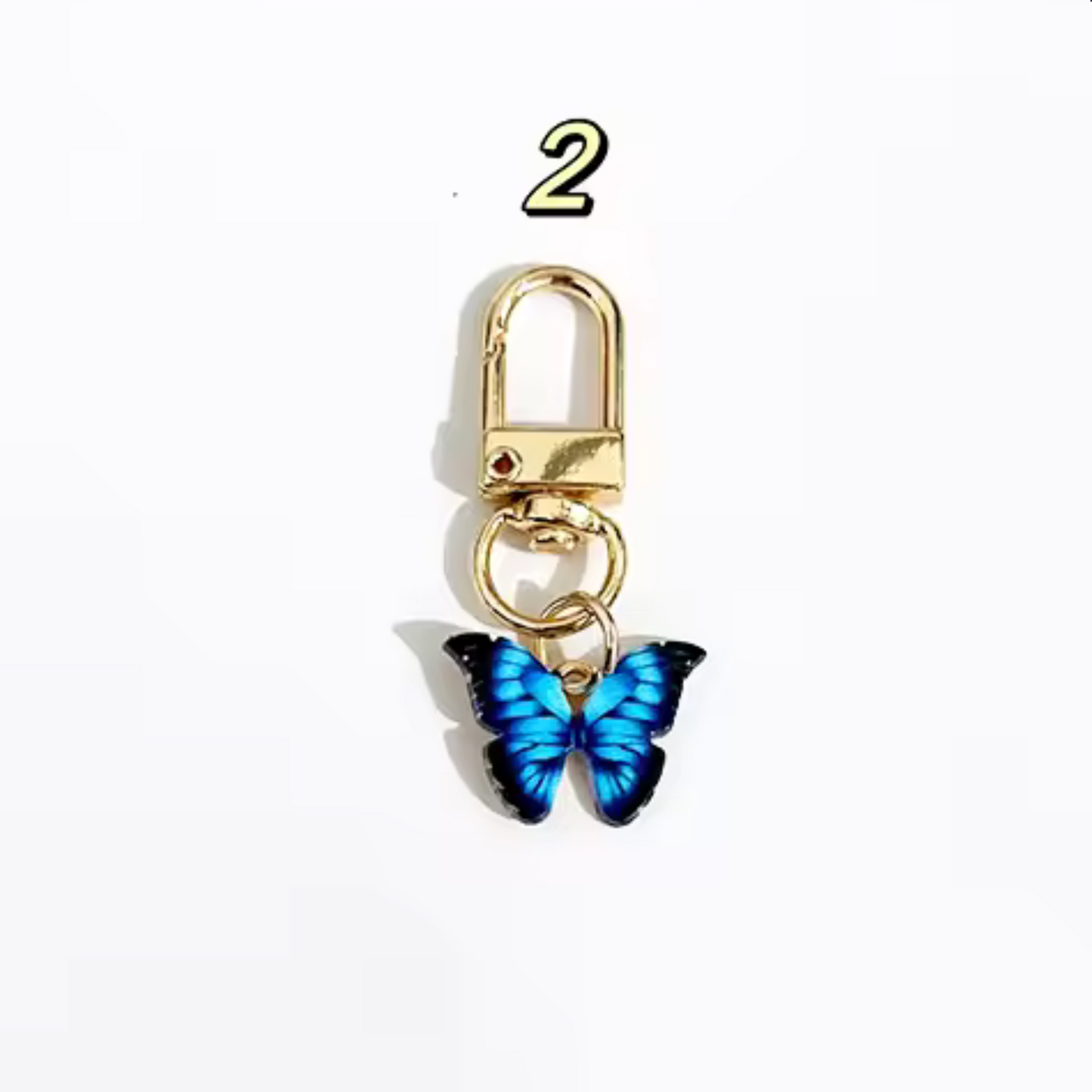 Porte-clé Papillon – 6 coloris pour faire battre des ailes