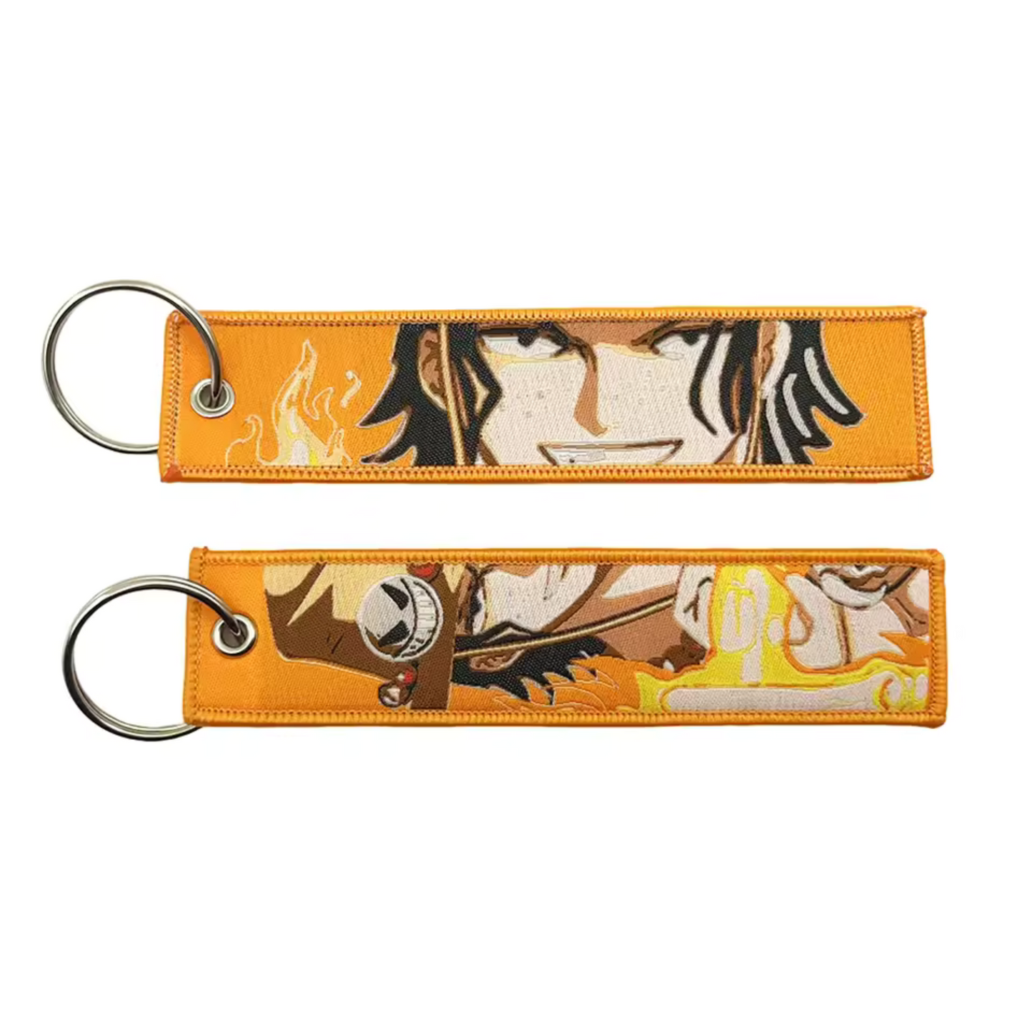 One Piece Long Keychain – Portgas D. Ace in Fire Mode