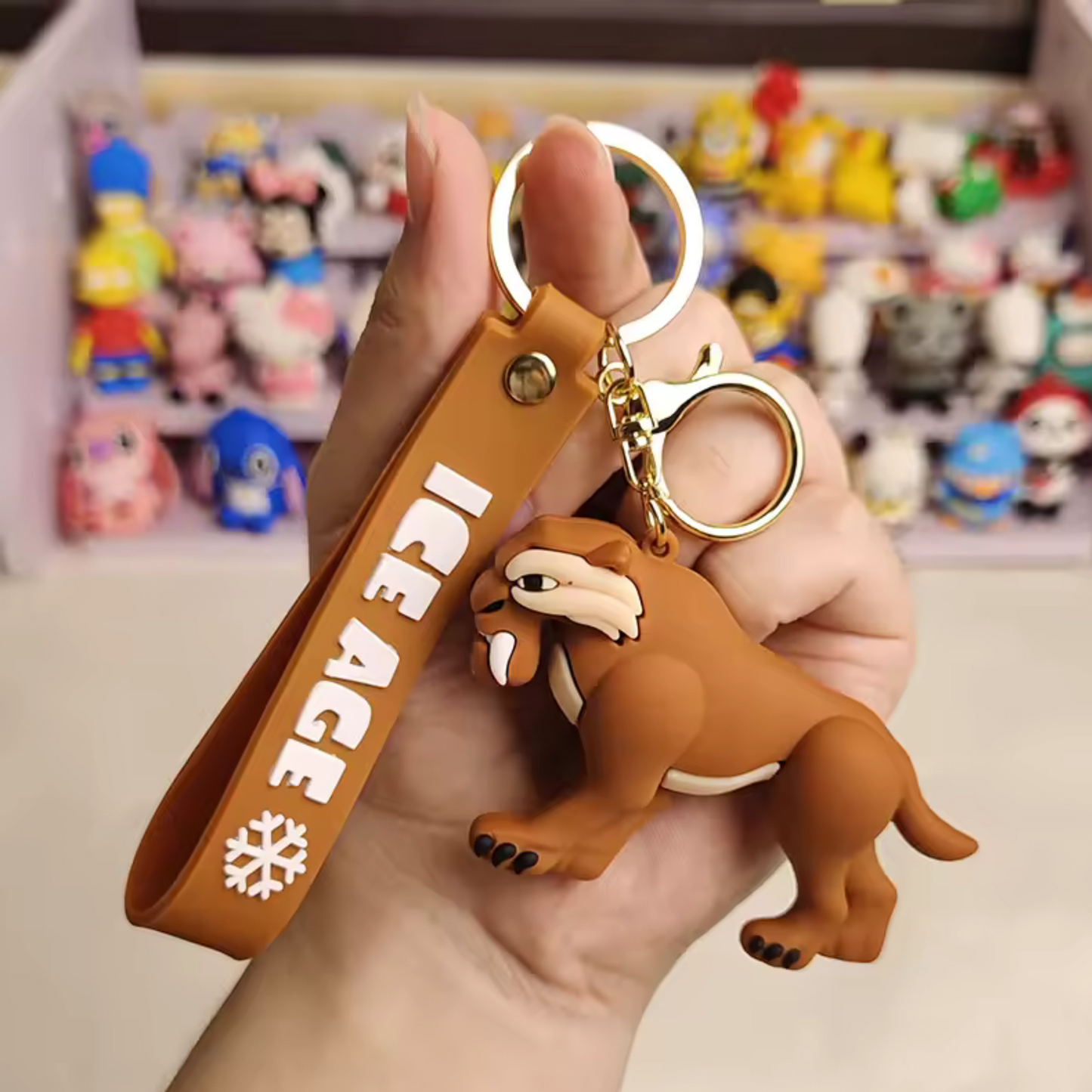 Porte-Clé L’Âge de Glace – Sid, Diego, Scrat et Manny