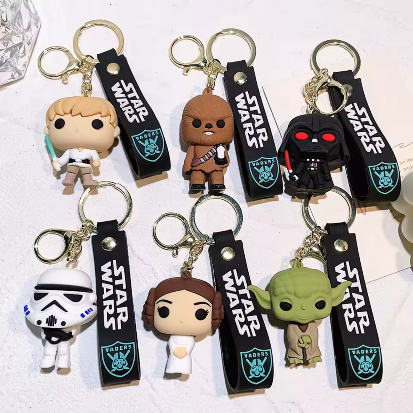 Porte-Clés Star Wars – 6 Modèles Épiques