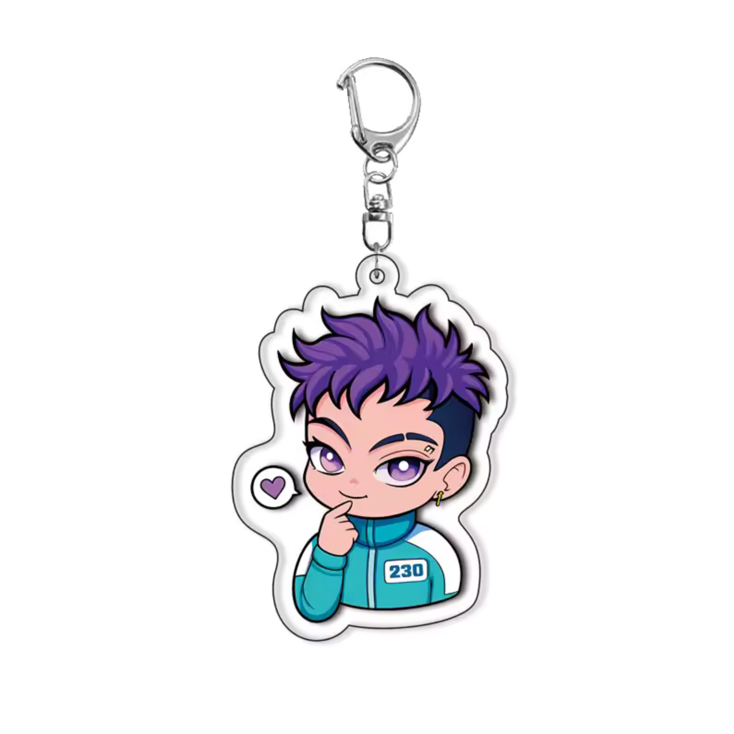 Squid Game Keychain – Collection of 7 Models Inspired by the Series