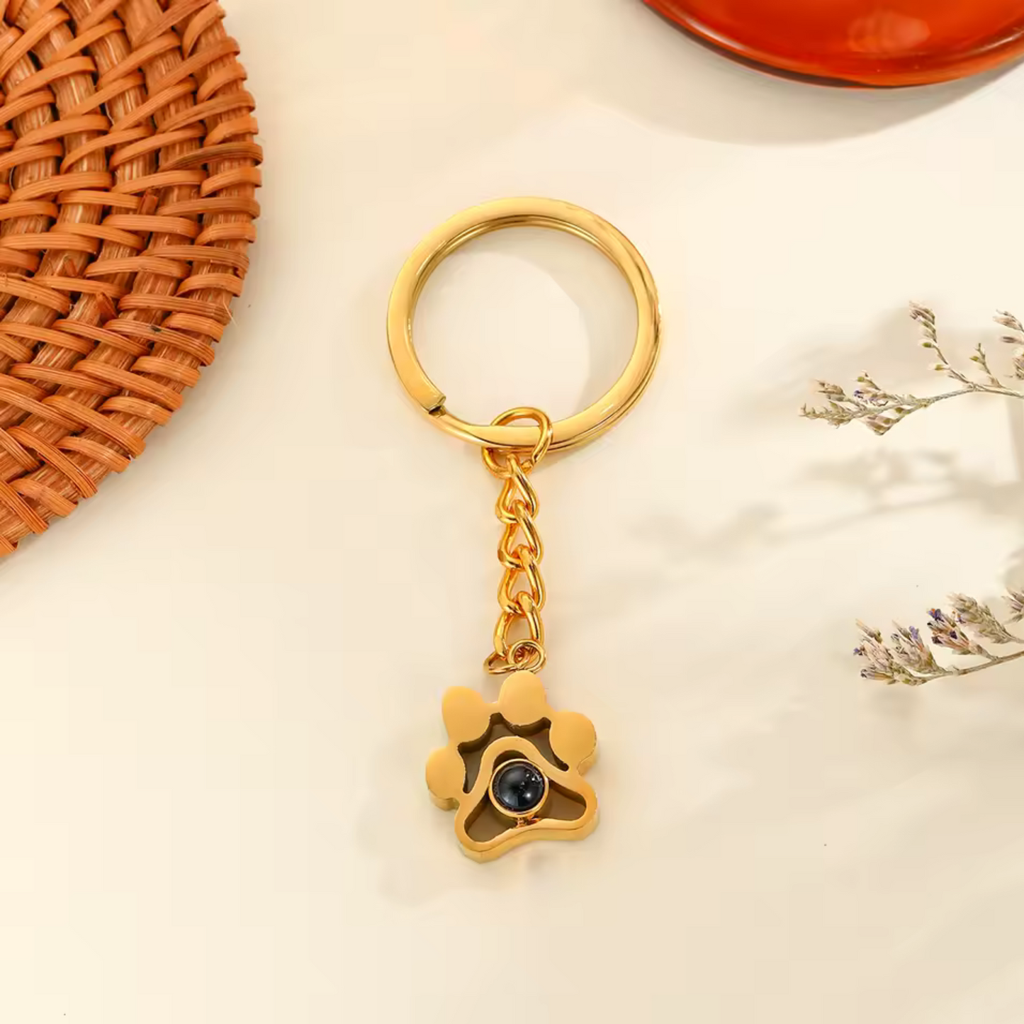 Personalized Photo Projection Keychain for Pets (3 colors available)