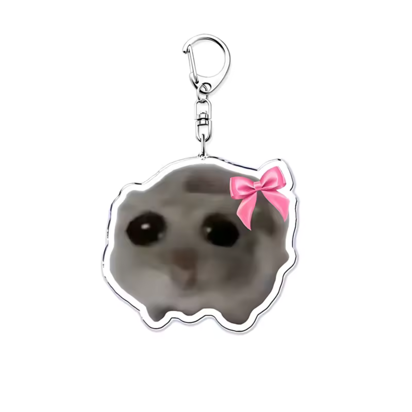 Hamster-Schlüsselanhänger – „Ich bin nur ein Mädchen“ (8 bezaubernde Designs)