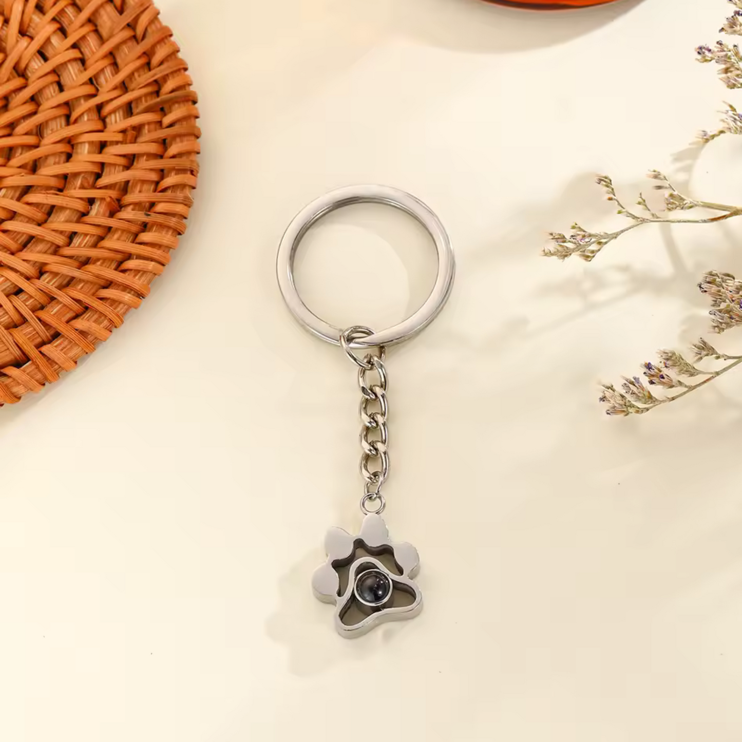 Personalized Photo Projection Keychain for Pets (3 colors available)