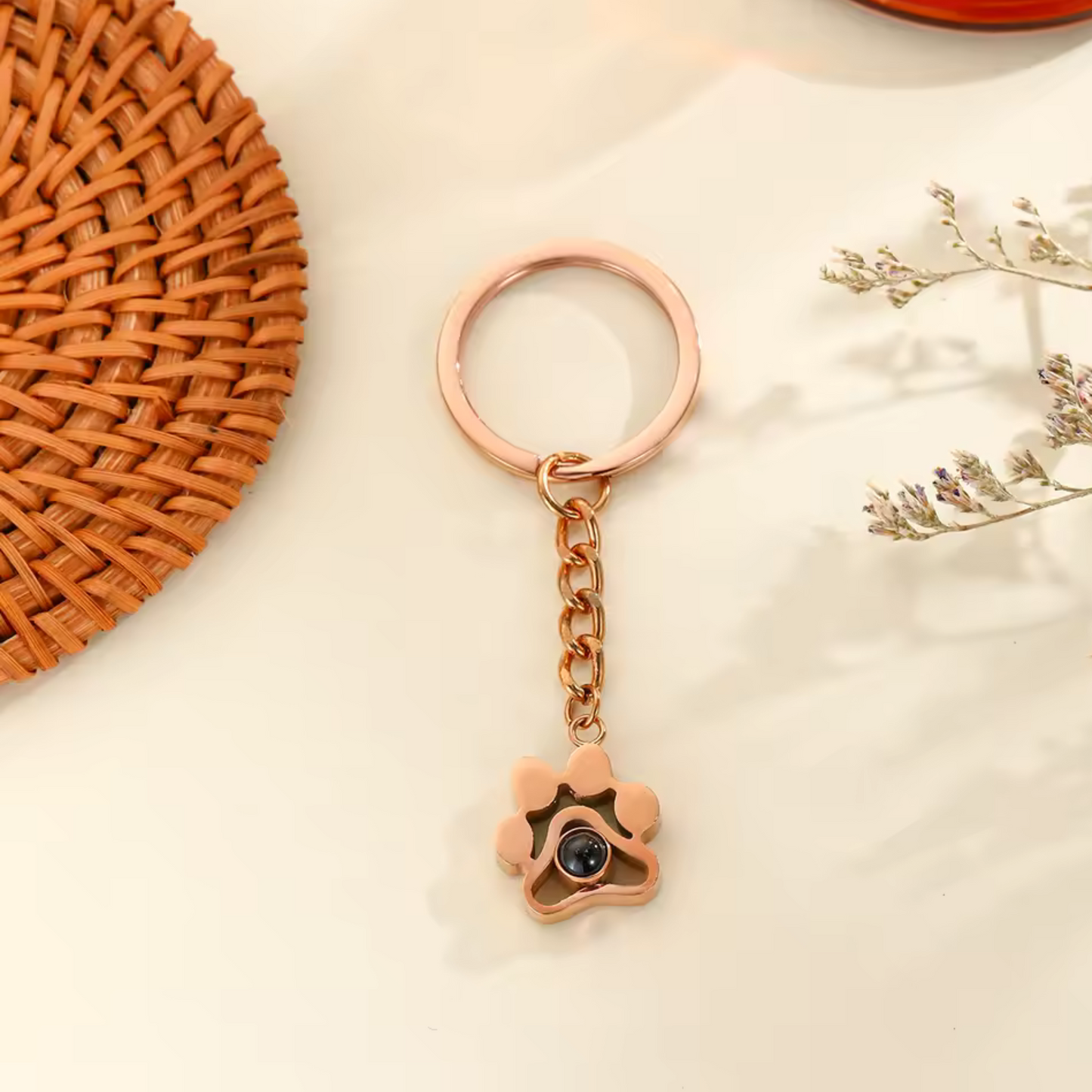 Personalized Photo Projection Keychain for Pets (3 colors available)