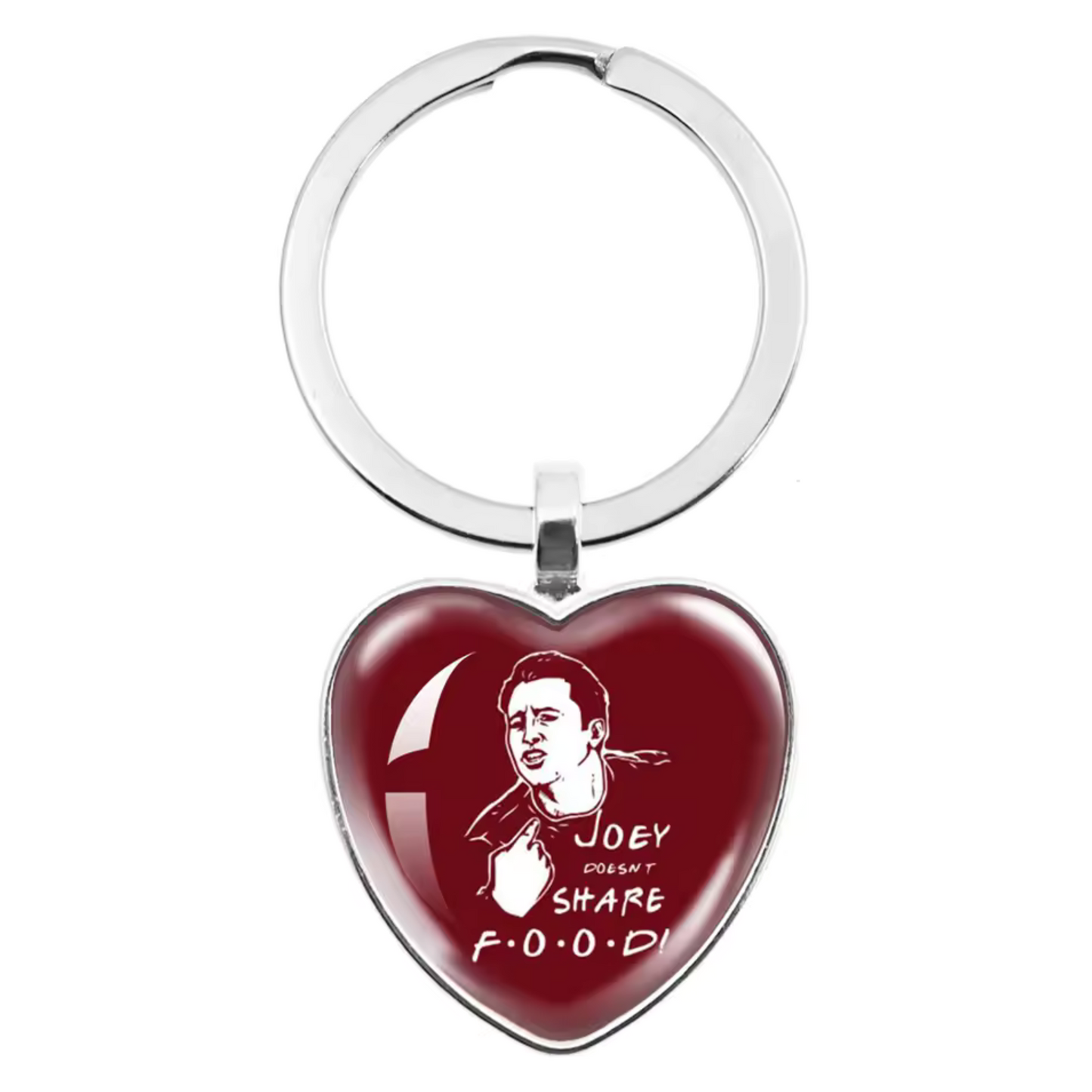 Porte-clé cœur – Collection Friends (15 modèles disponibles)