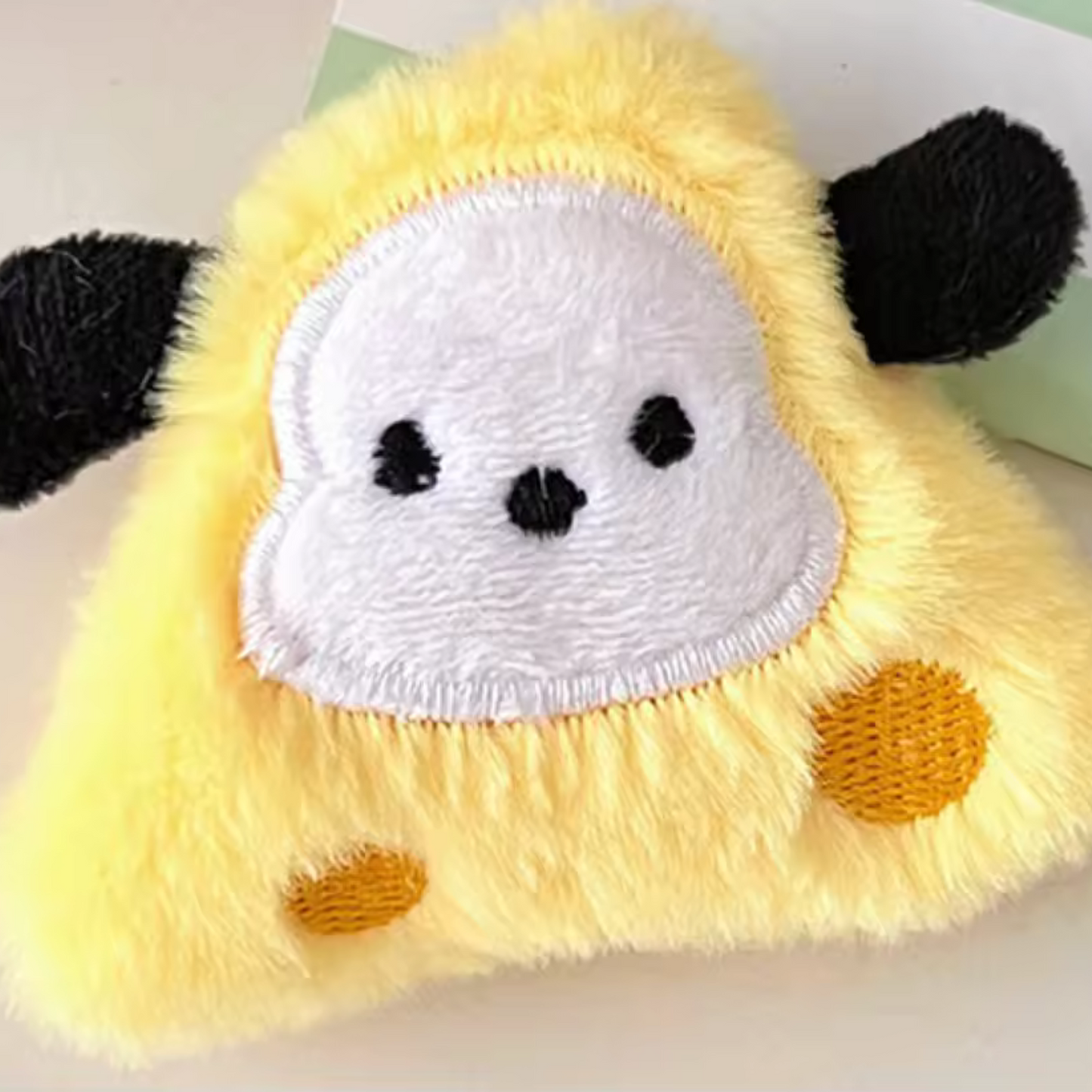 Porte-clé collier pour animaux – Petite peluche + gravure personnalisée