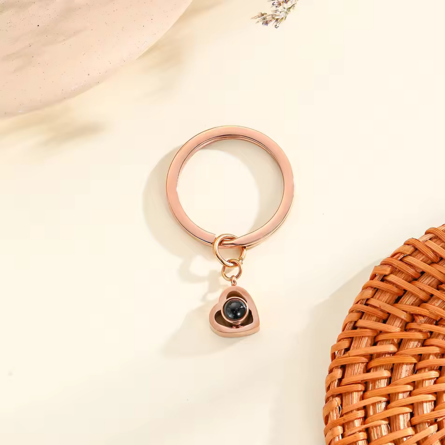 Personalized Photo Projection Keychain (3 colors available)