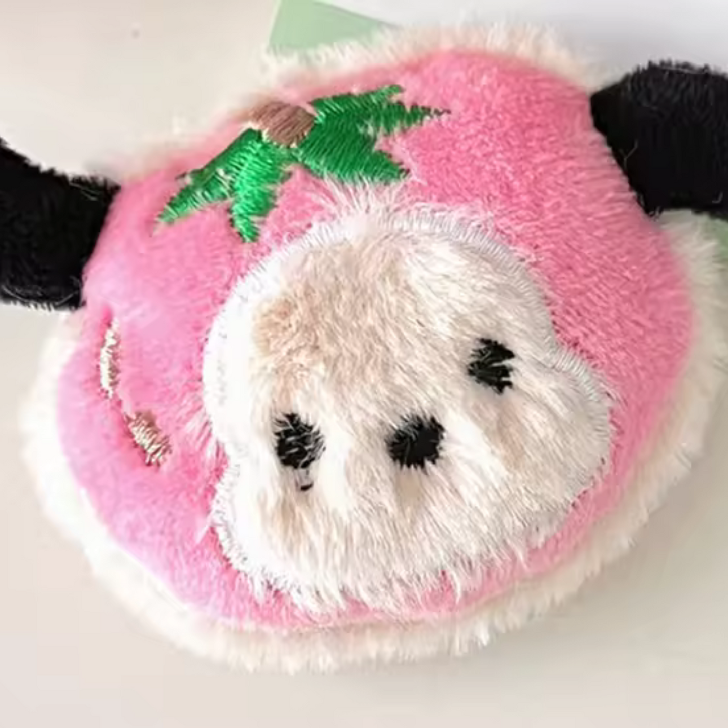 Porte-clé collier pour animaux – Petite peluche + gravure personnalisée