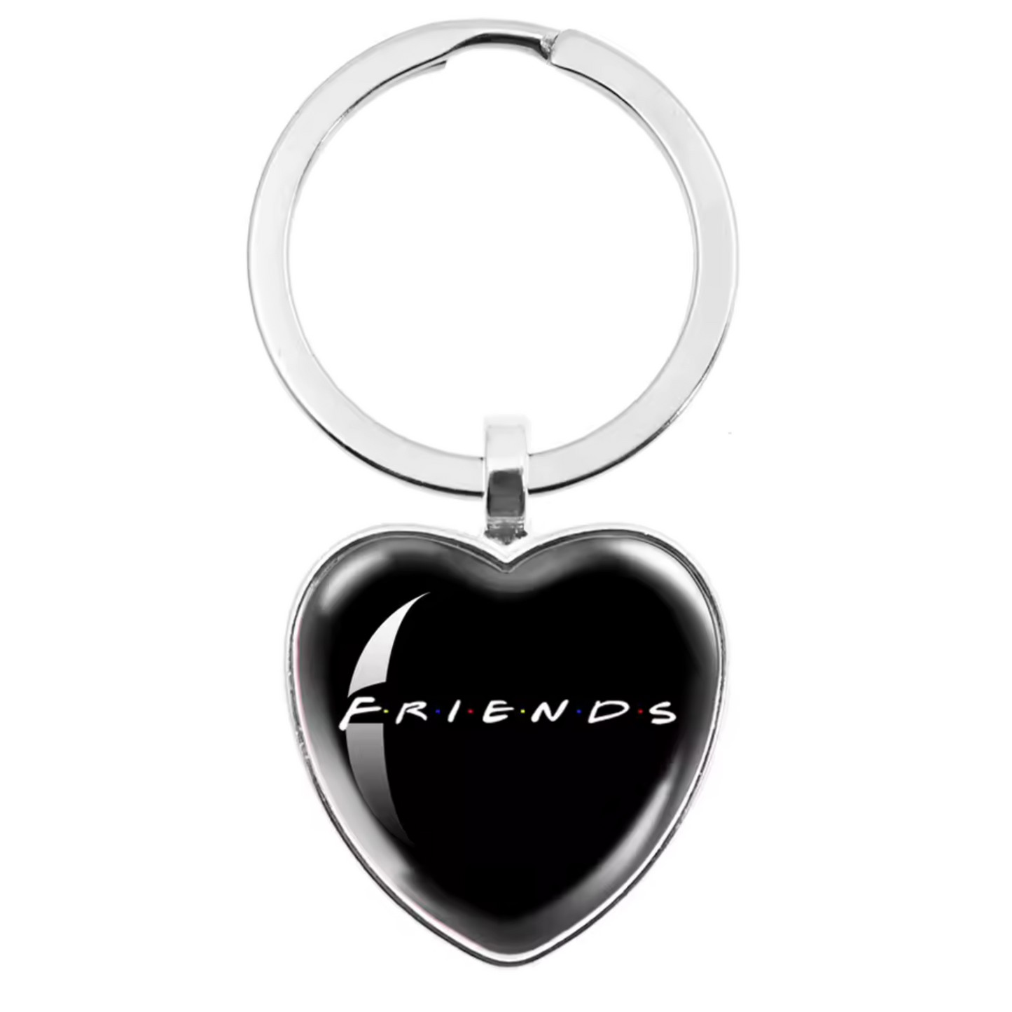 Porte-clé cœur – Collection Friends (15 modèles disponibles)