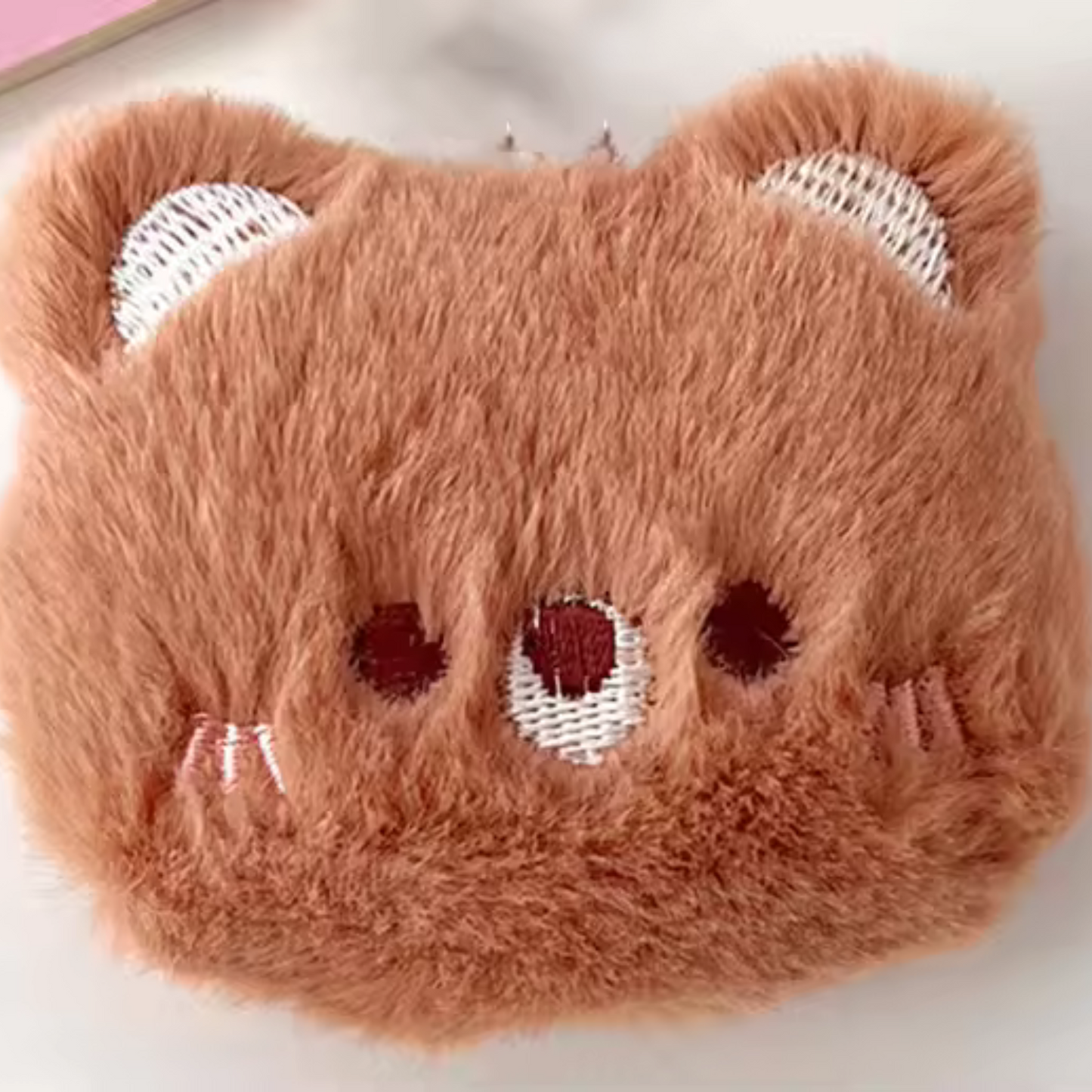 Porte-clé collier pour animaux – Petite peluche + gravure personnalisée