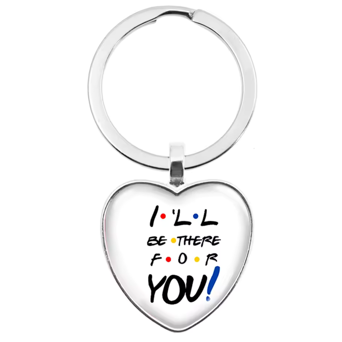 Porte-clé cœur – Collection Friends (15 modèles disponibles)