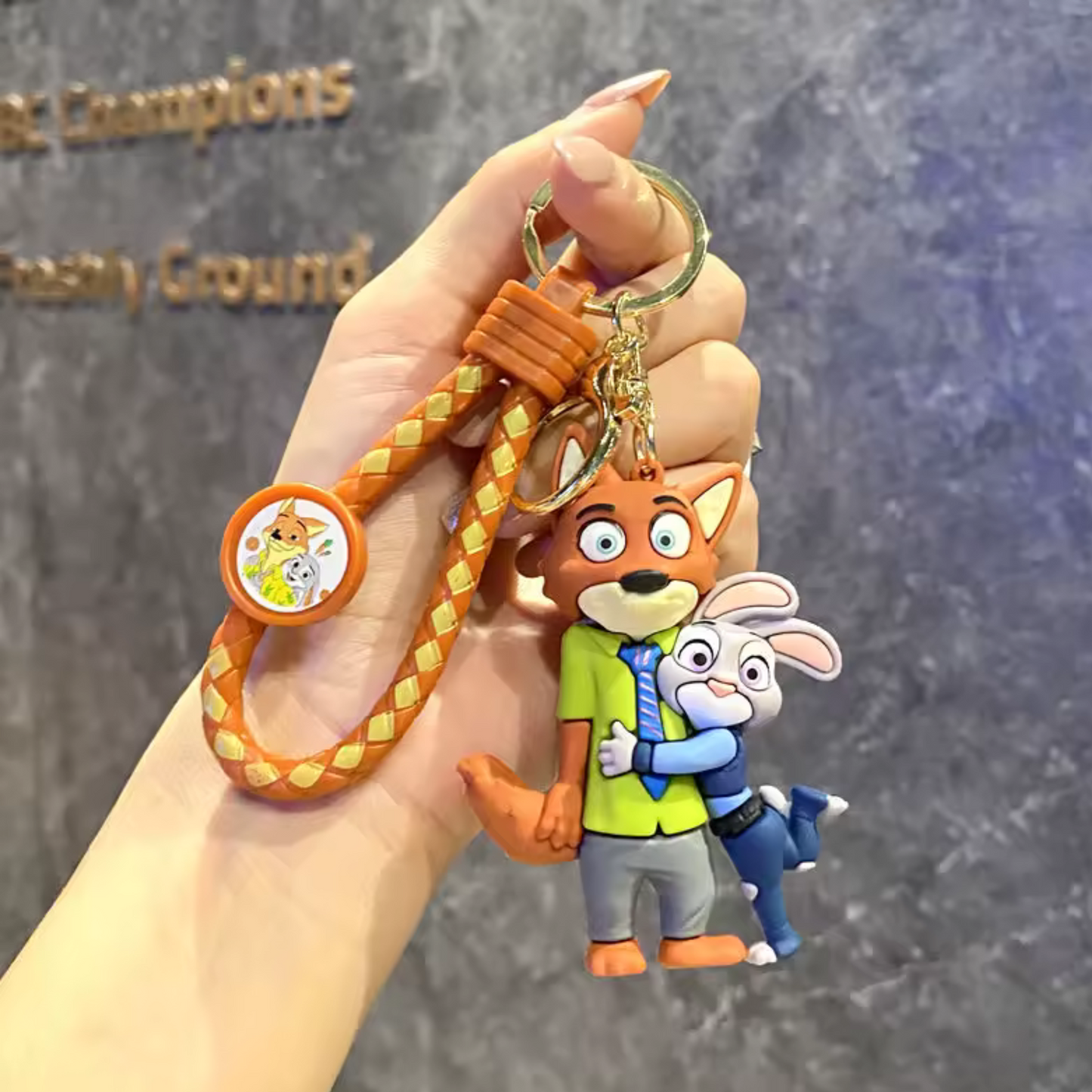 Porte-clé Zootopie – 6 modèles : Judy Hopps et Nick Wilde