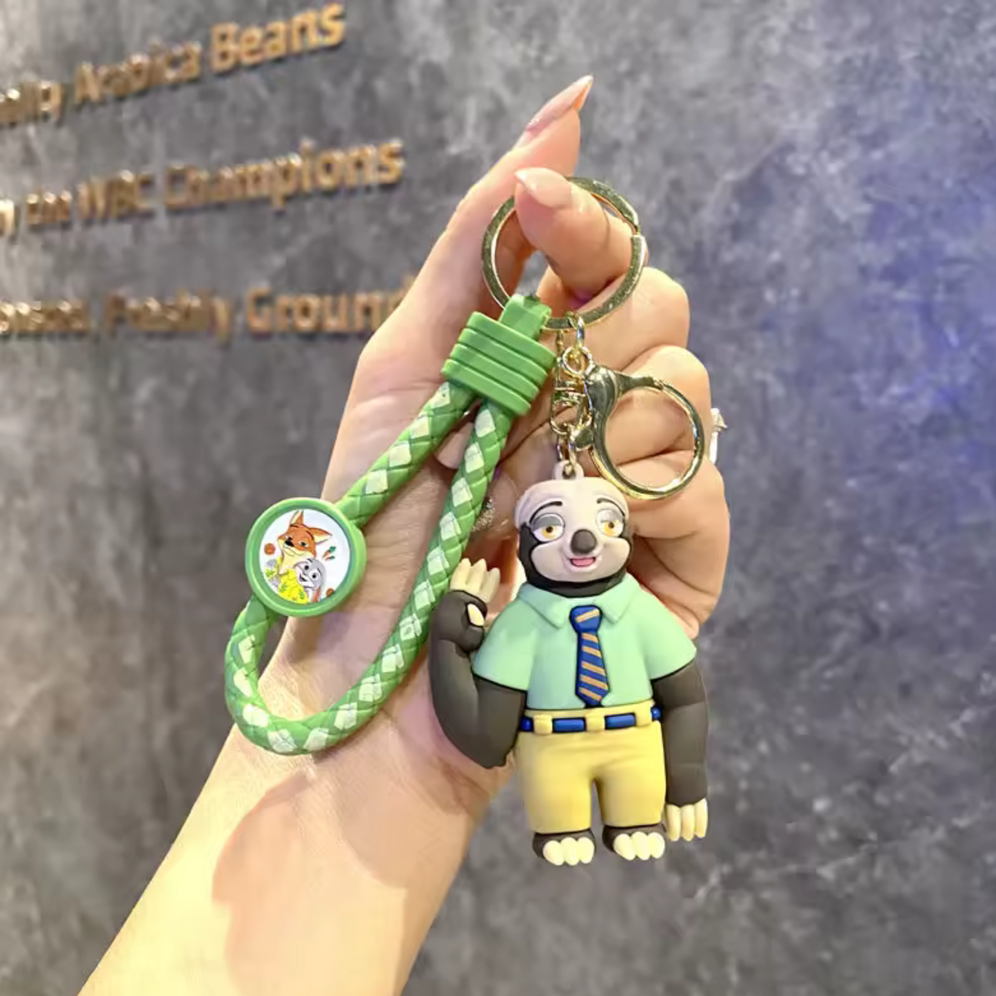Porte-clé Zootopie – 6 modèles : Judy Hopps et Nick Wilde
