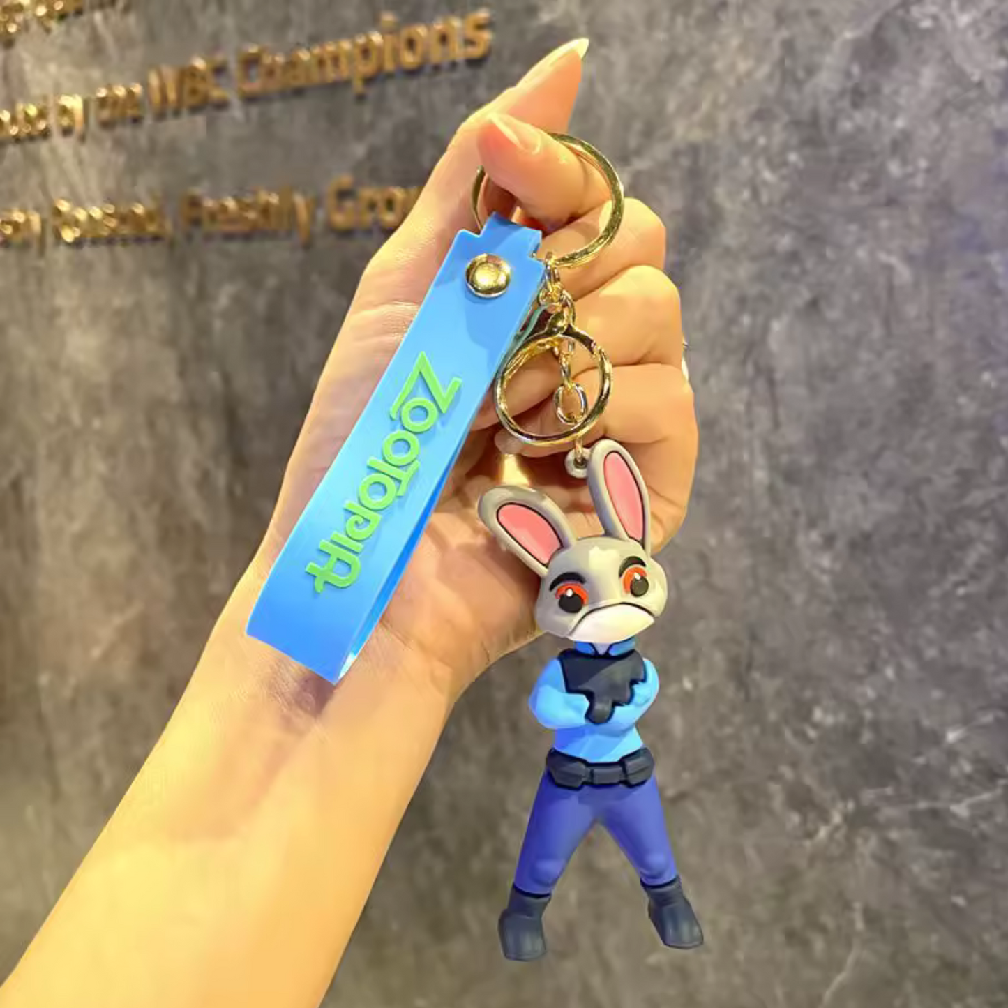 Porte-clé Zootopie – 6 modèles : Judy Hopps et Nick Wilde