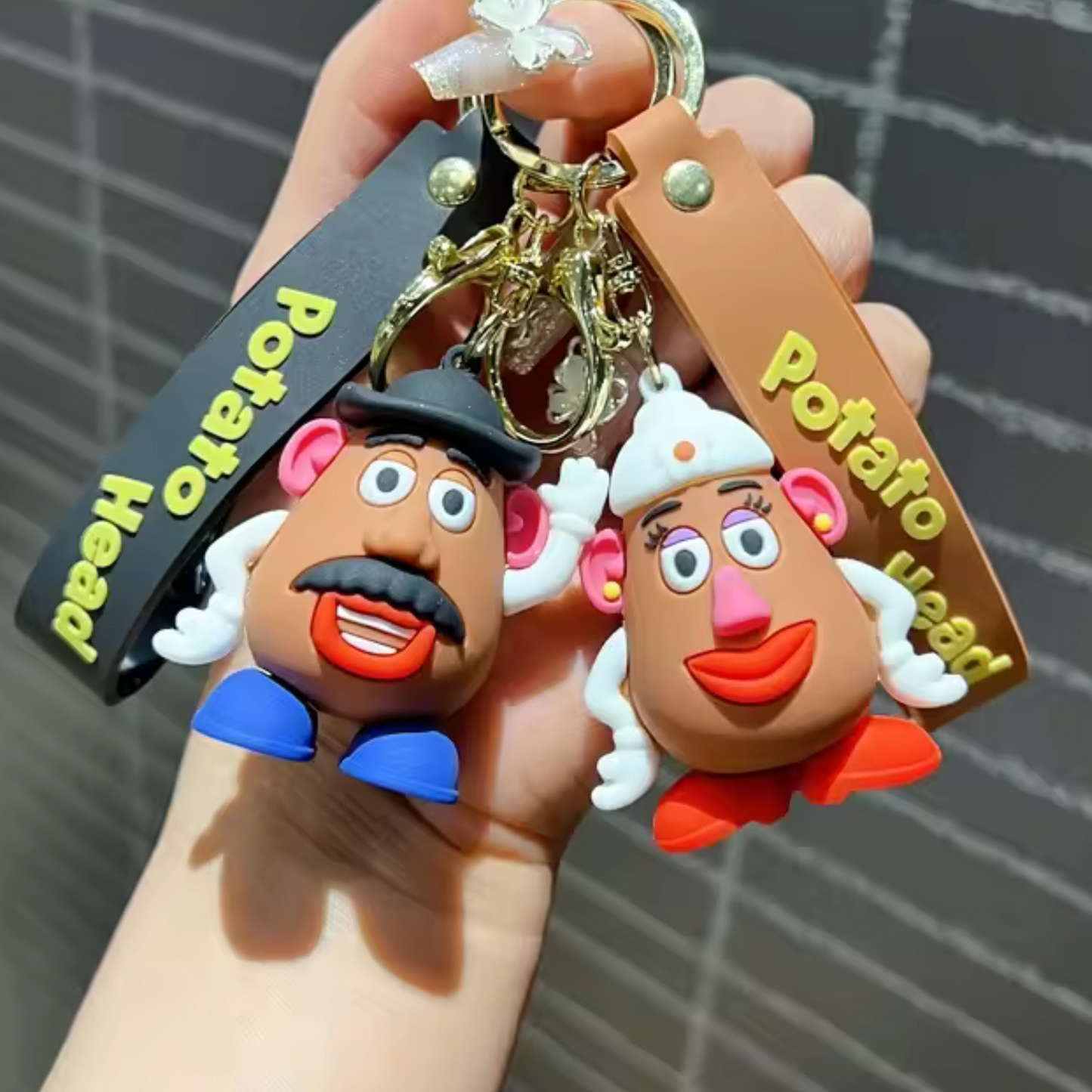 Porte-clé Mr. et Mme Patate – Le couple iconique de Toy Story
