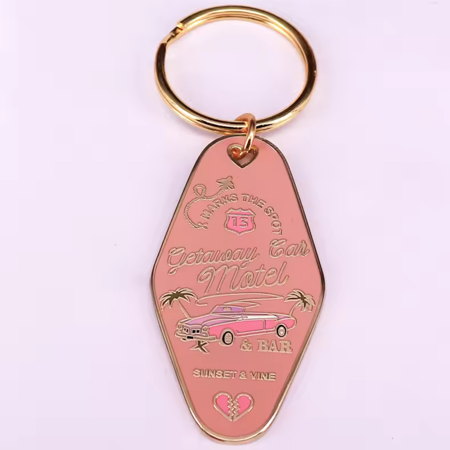 Keychains – "Getaway Car Motel" & "Reputation"