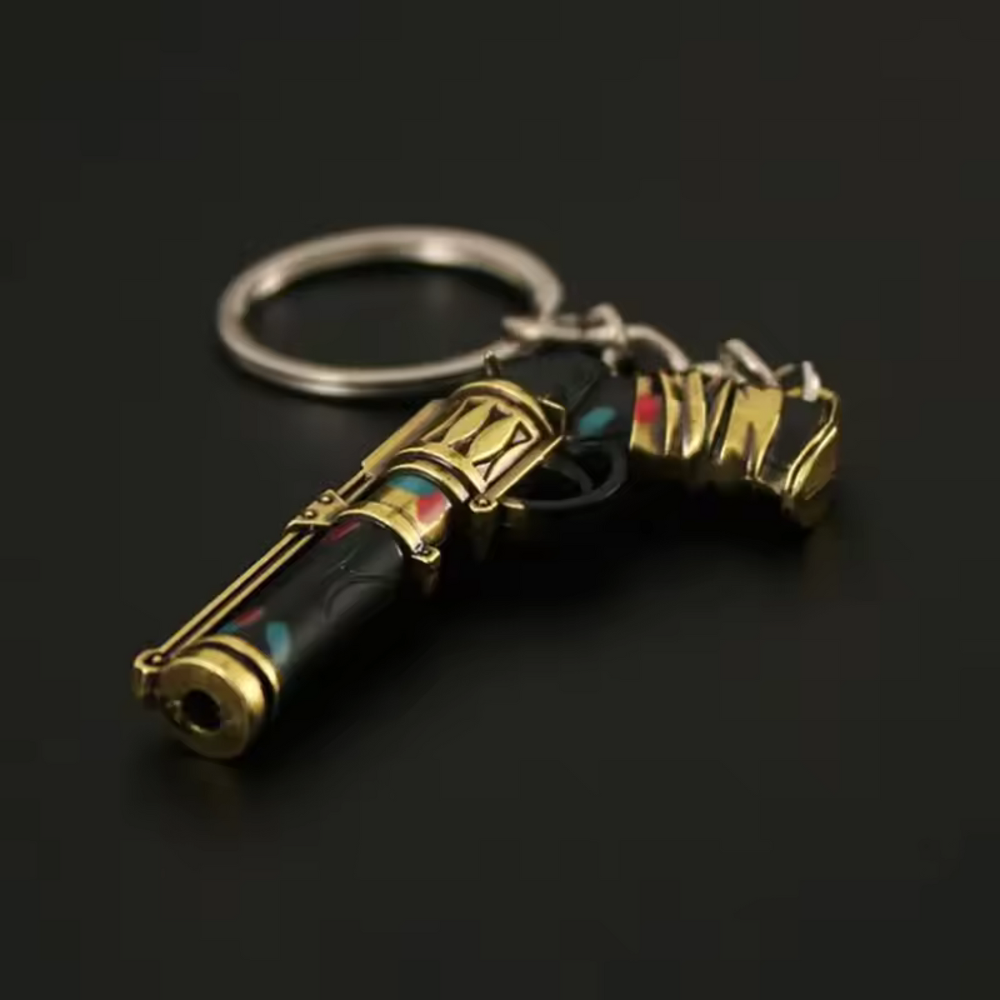 Porte-clé en argent – Skin Arcane du Shérif de Valorant