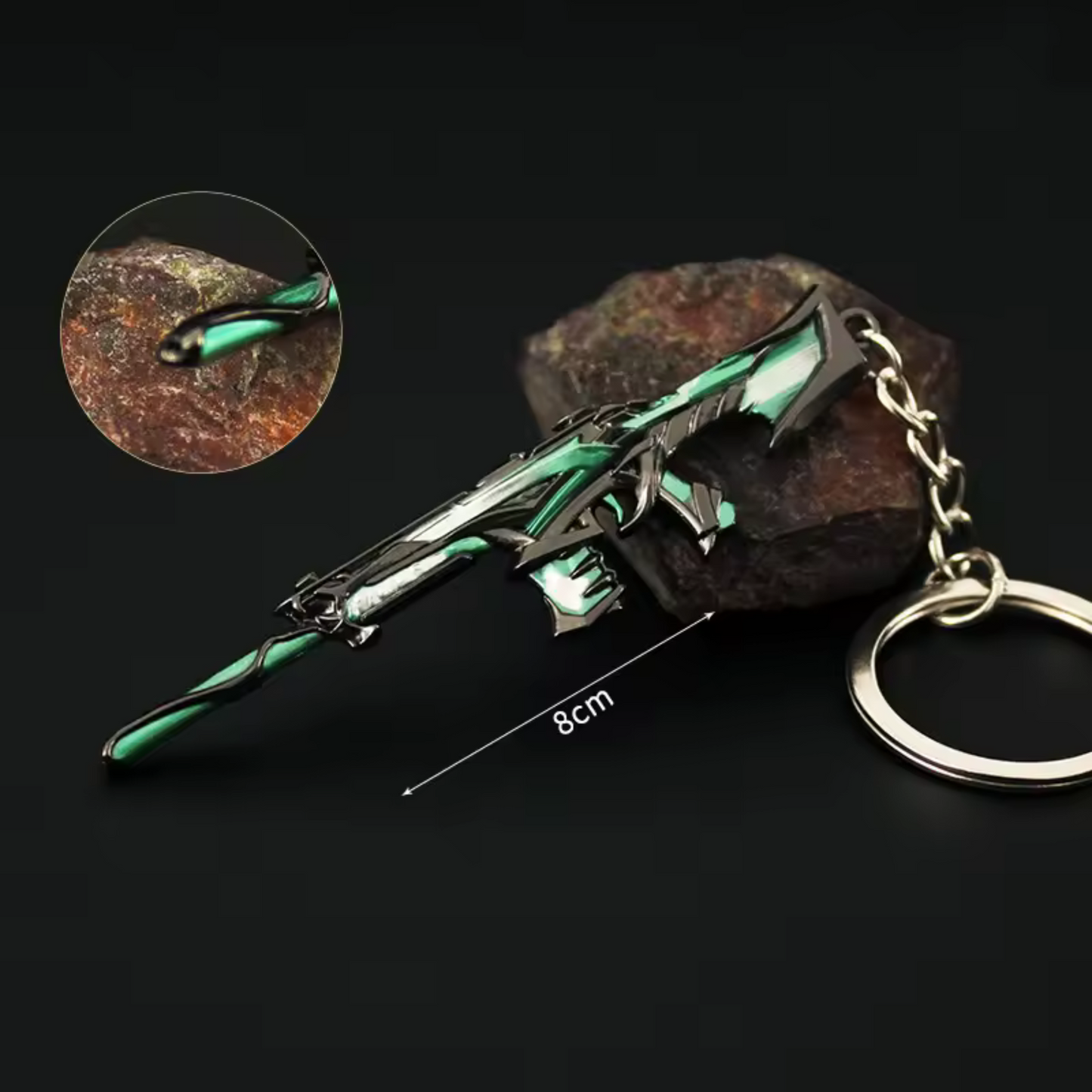 Porte-clé en argent – Skin Phantom Ruination Valorant