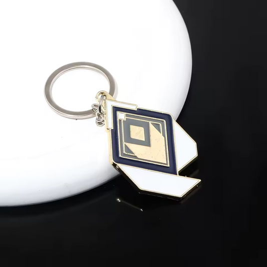 Silver Keychain – Valorant Radiant Icon