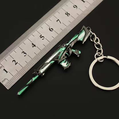 Porte-clé en argent – Skin Phantom Ruination Valorant