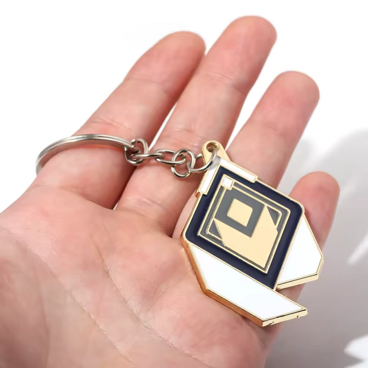 Silver Keychain – Valorant Radiant Icon