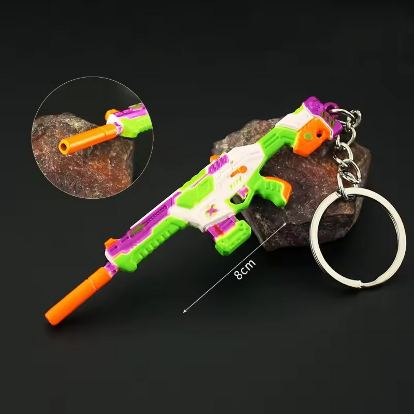 Porte-clé en argent – Skin Phantom BlastX Valorant
