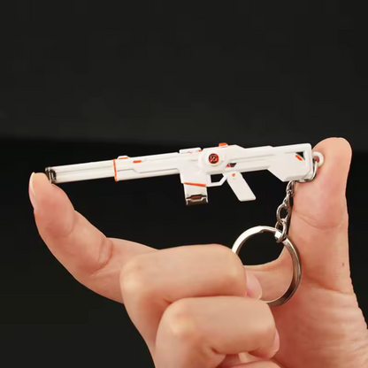 Porte-clé en argent – Skin Phantom Spectrum Valorant