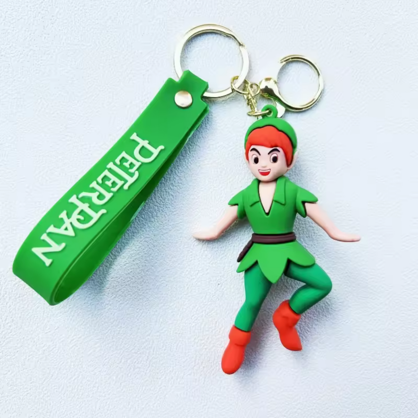 Peter Pan Silicone Keychain – 3 Models