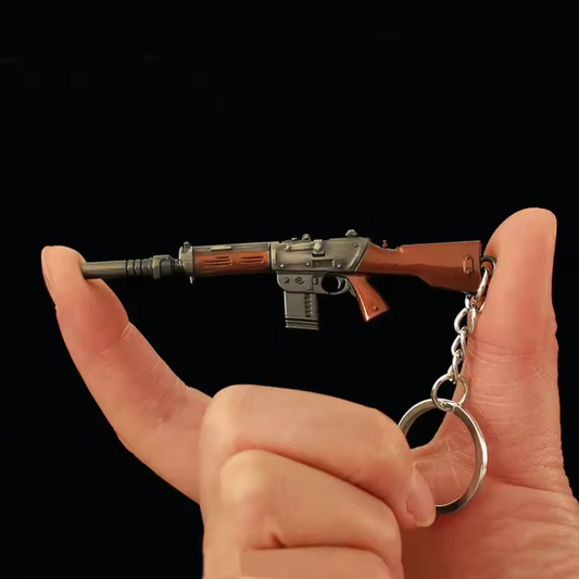 Porte-clé en argent – Skin Infantry de la Phantom Valorant