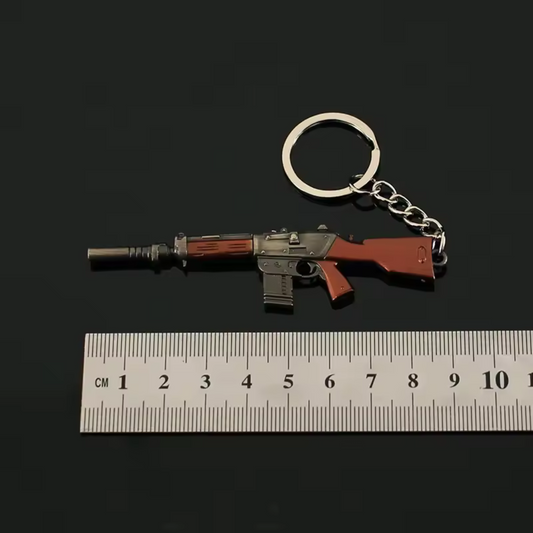 Porte-clé en argent – Skin Infantry de la Phantom Valorant