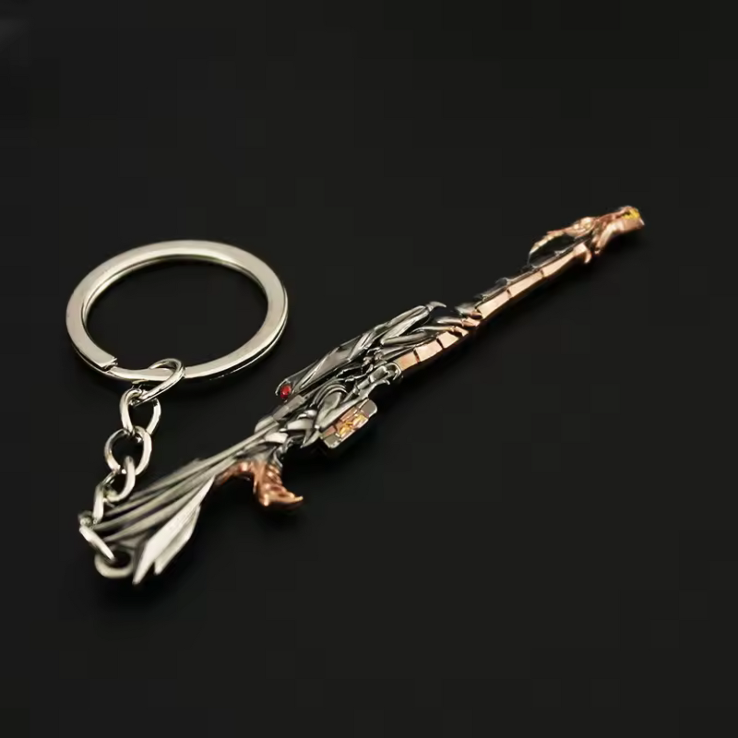 Porte-clé en argent – Skin Operator Elderflame Valorant