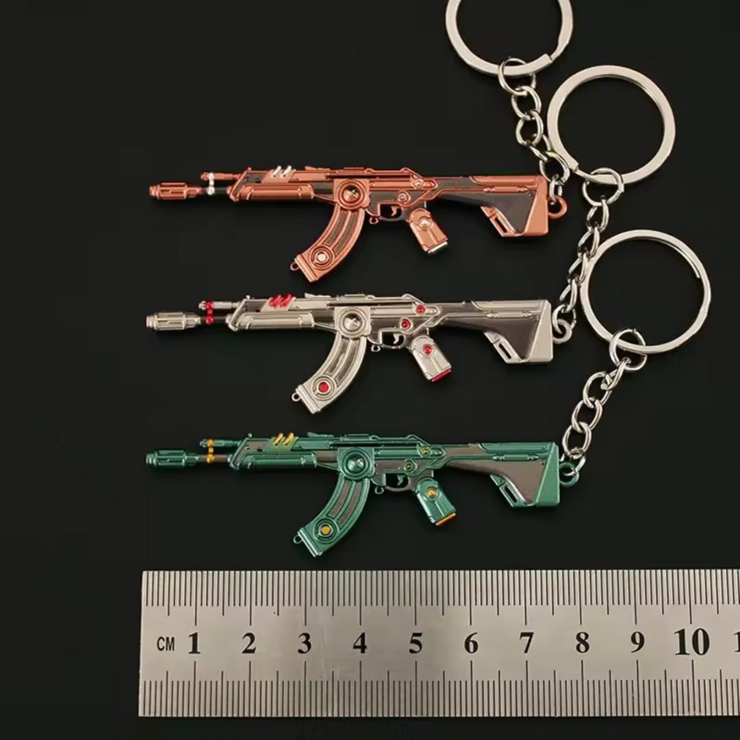 Porte-clé en argent – Skin Vandal Magepunk Valorant (3 modèles disponibles)