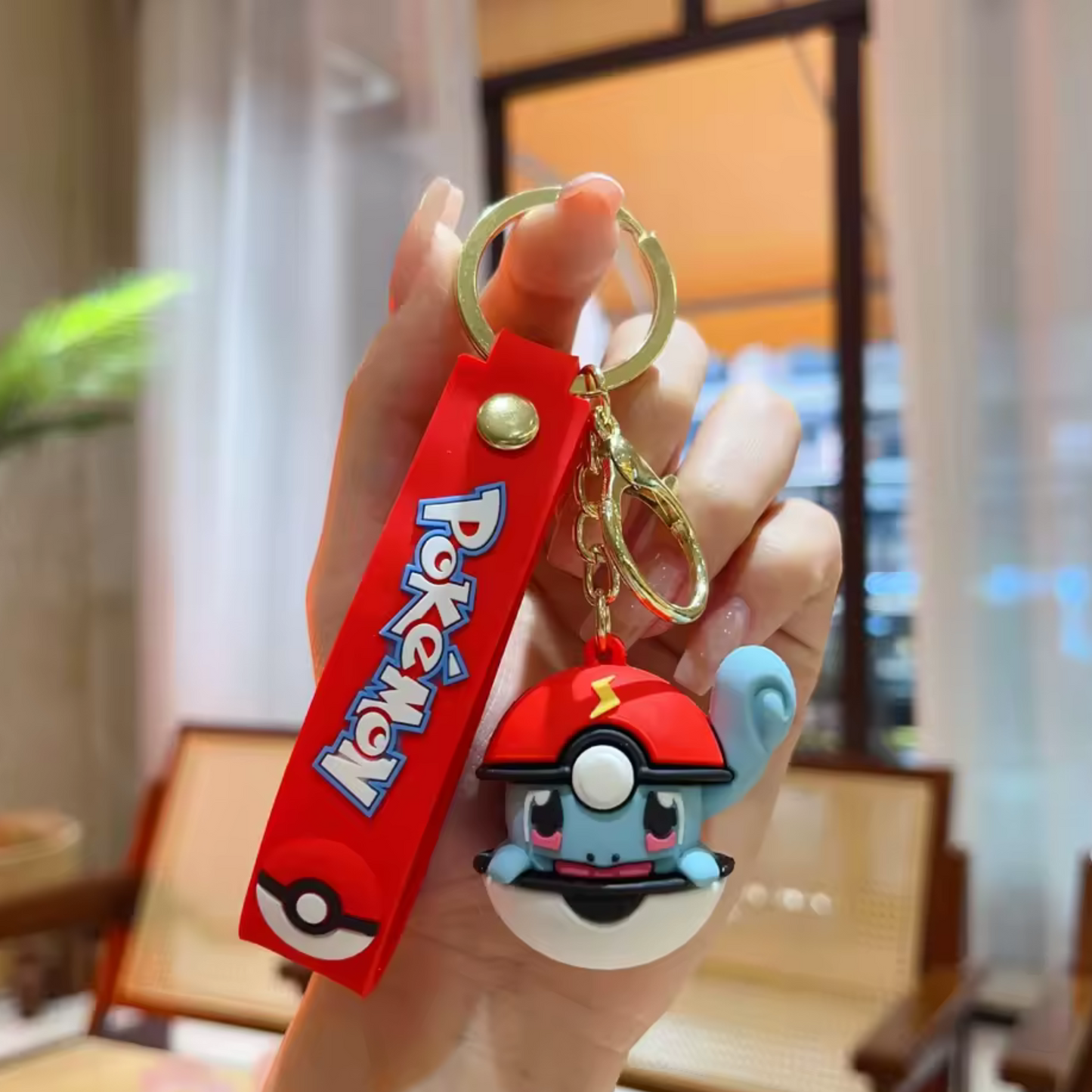 Pokémon-Schlüsselanhänger – 4 Modelle: Pokémon kommen aus dem Pokéball
