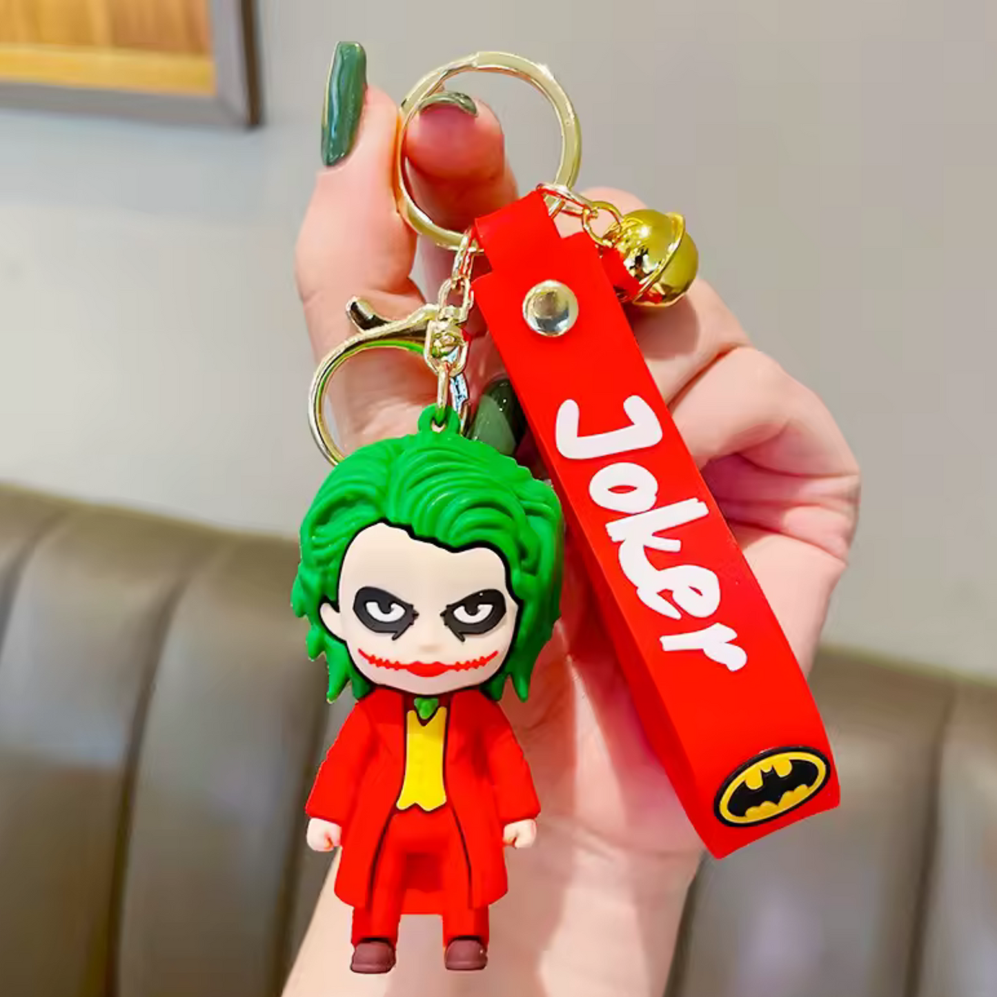 Porte-clé Joker (2 coloris différents) – Le chaos en poche