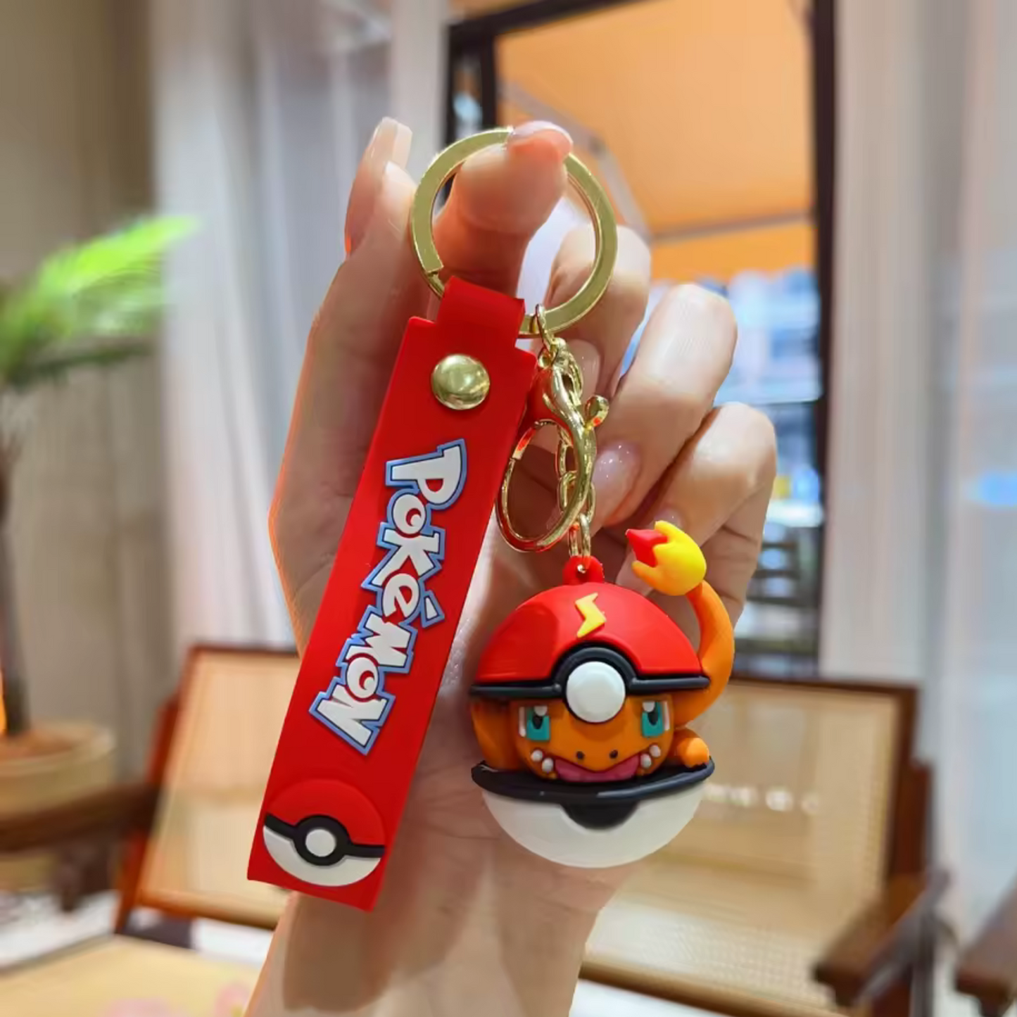 Pokémon-Schlüsselanhänger – 4 Modelle: Pokémon kommen aus dem Pokéball
