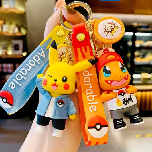 Pokémon Keychain (5 different models) – Pikachu and Charmander swag version